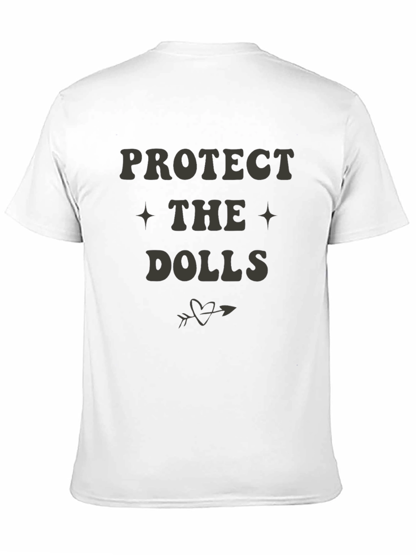 Black Protect the Dolls Graphic Tee - Unisex Cotton T-Shirt view 11