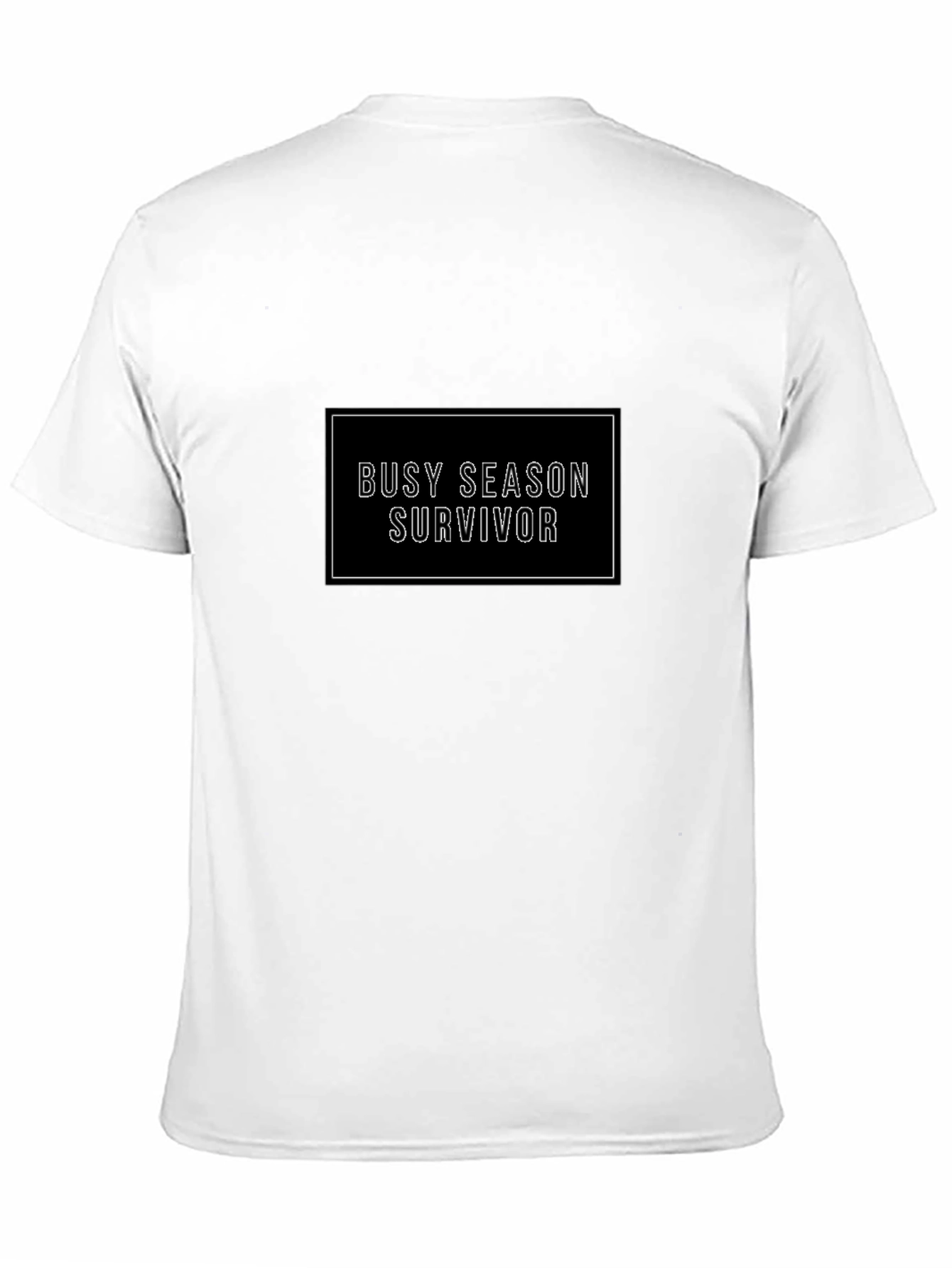 Black Busy Season Survivor Black Graphic Tee view 11