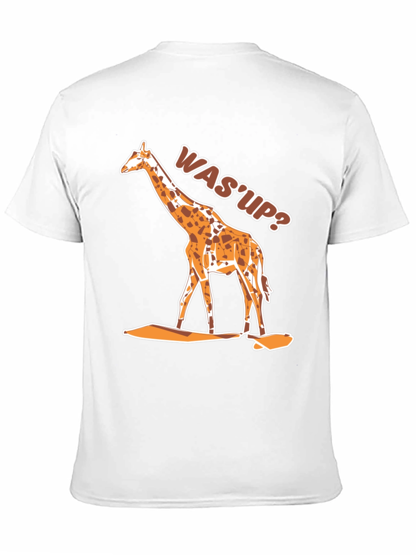 Black Giraffe Was'Up Graphic Tee - Black T-Shirt view 11