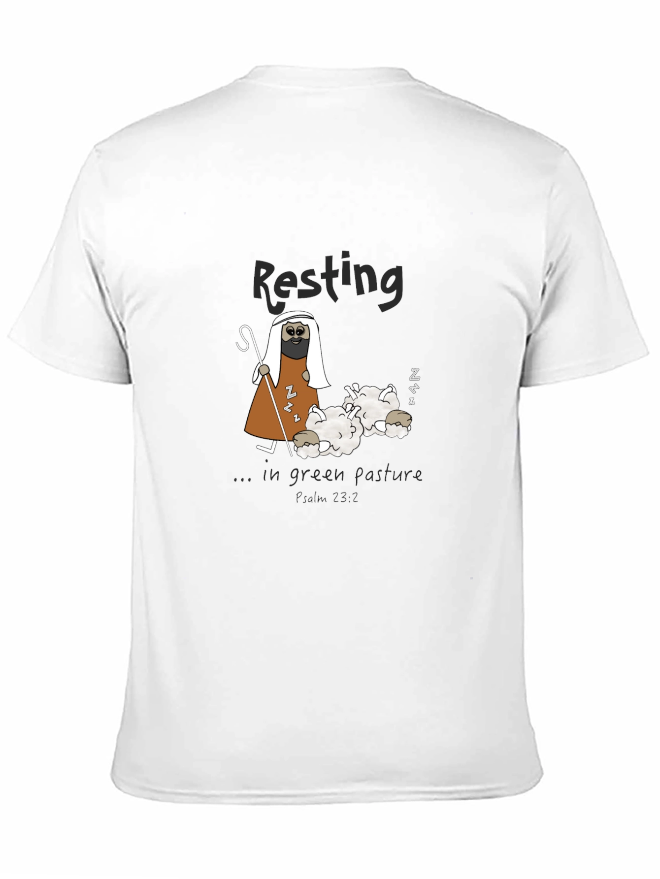 Black Resting Shepherd Graphic Tee view 11