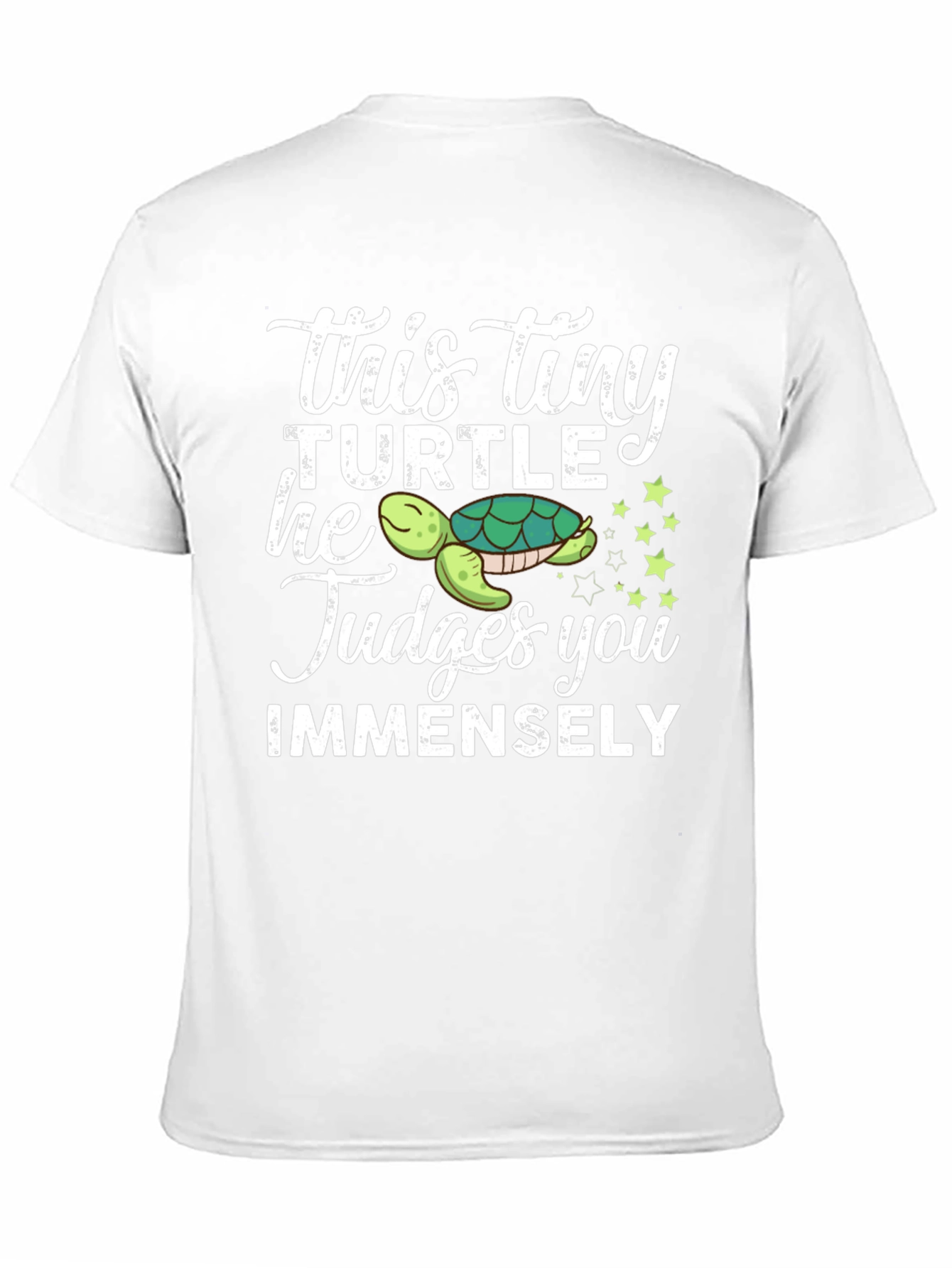 Black This Tiny Turtle Judges You Funny Graphic Tee view 11