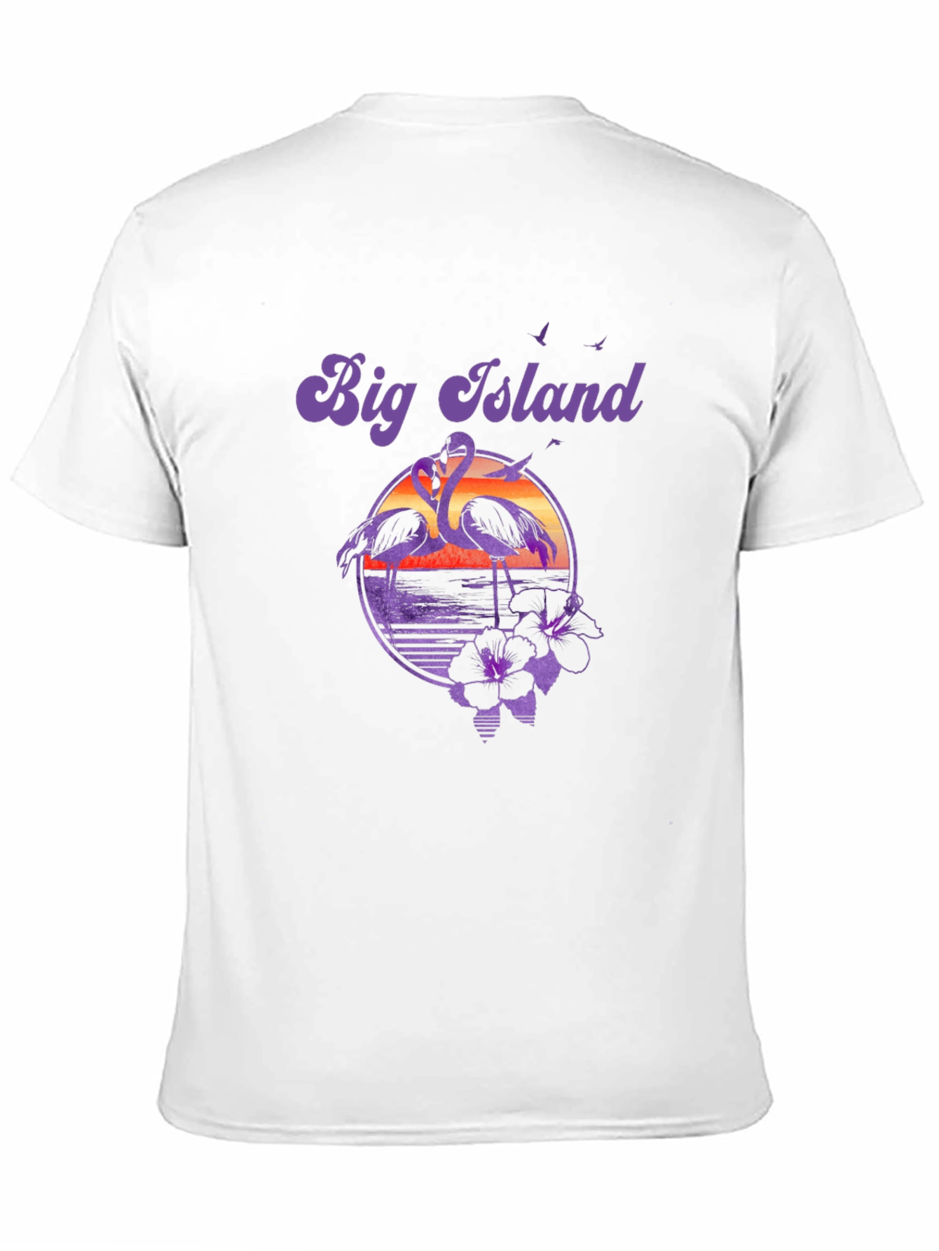 Black Big Island Flamingo T-Shirt view 11