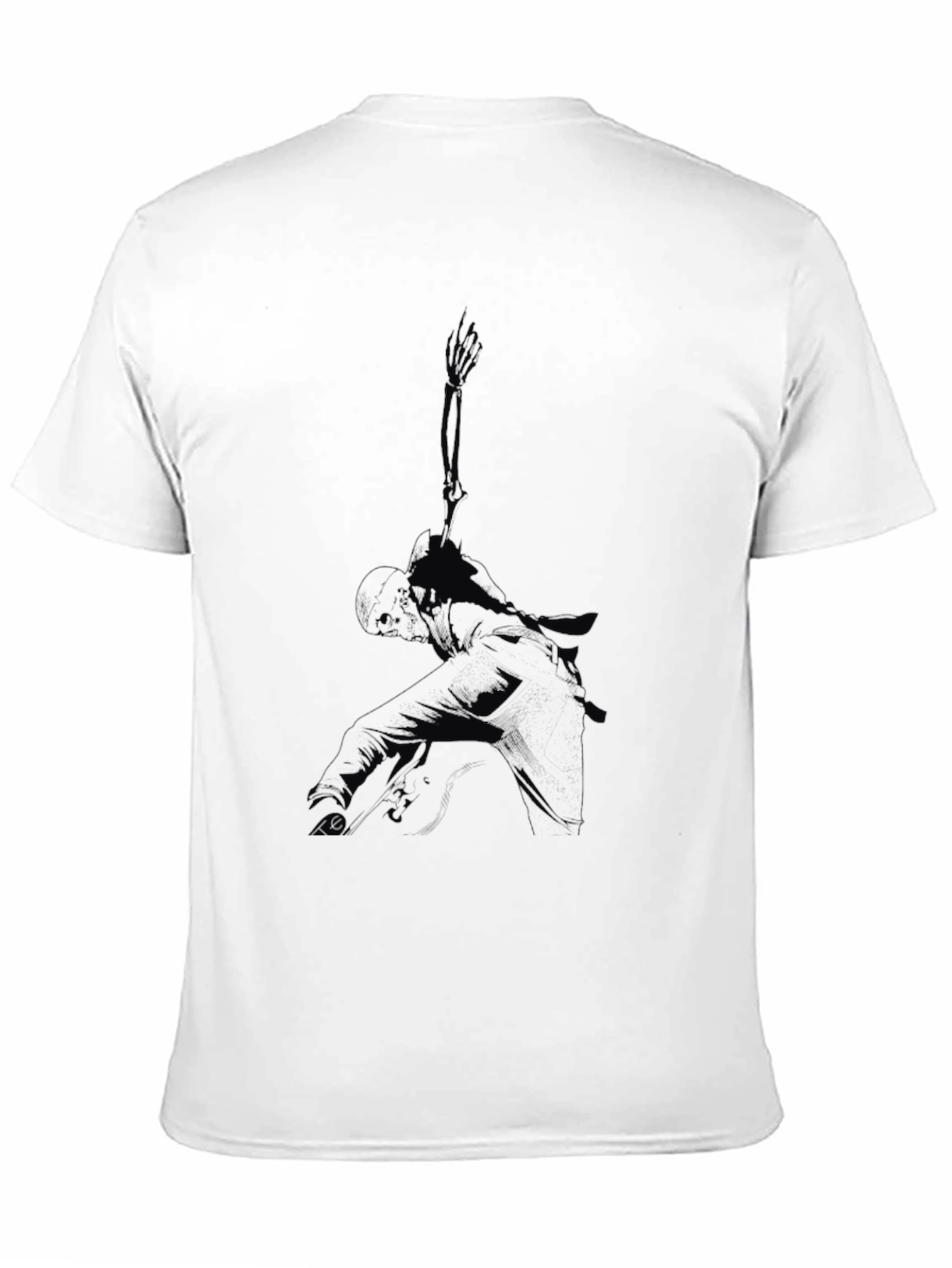 Black Men's Black Graphic Tee - Urban Style view 11