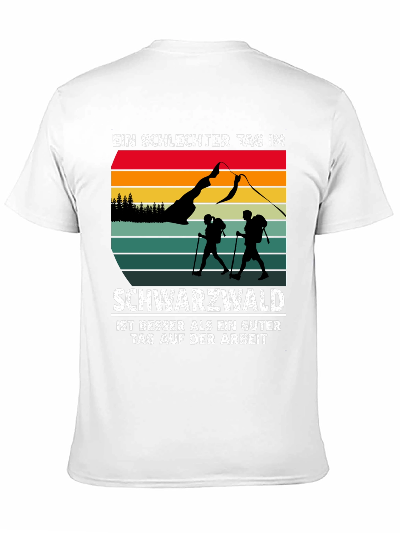 Black Black Forest Hiking T-Shirt view 11