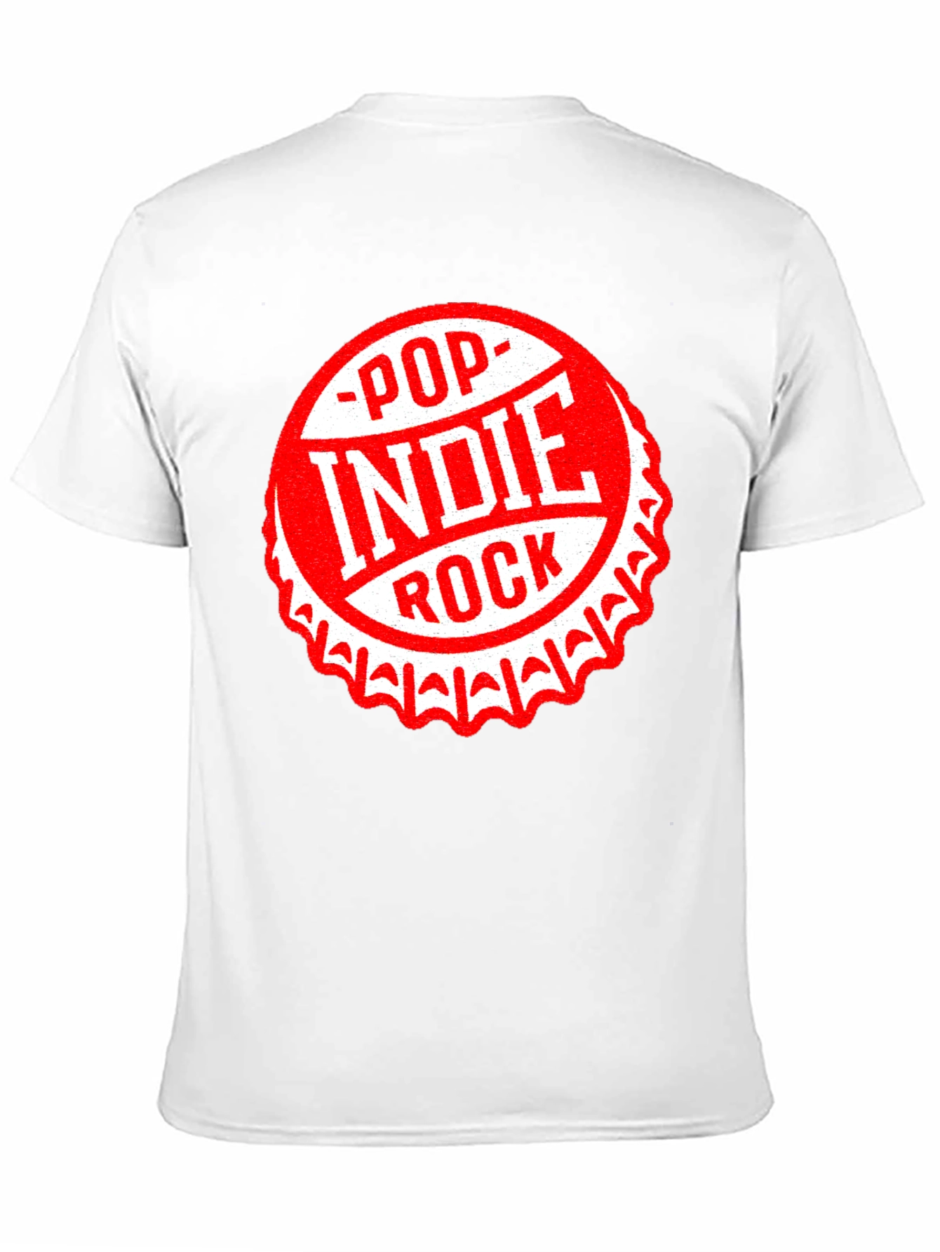Black Pop Indie Rock Graphic Tee - Black Cotton T-Shirt view 11
