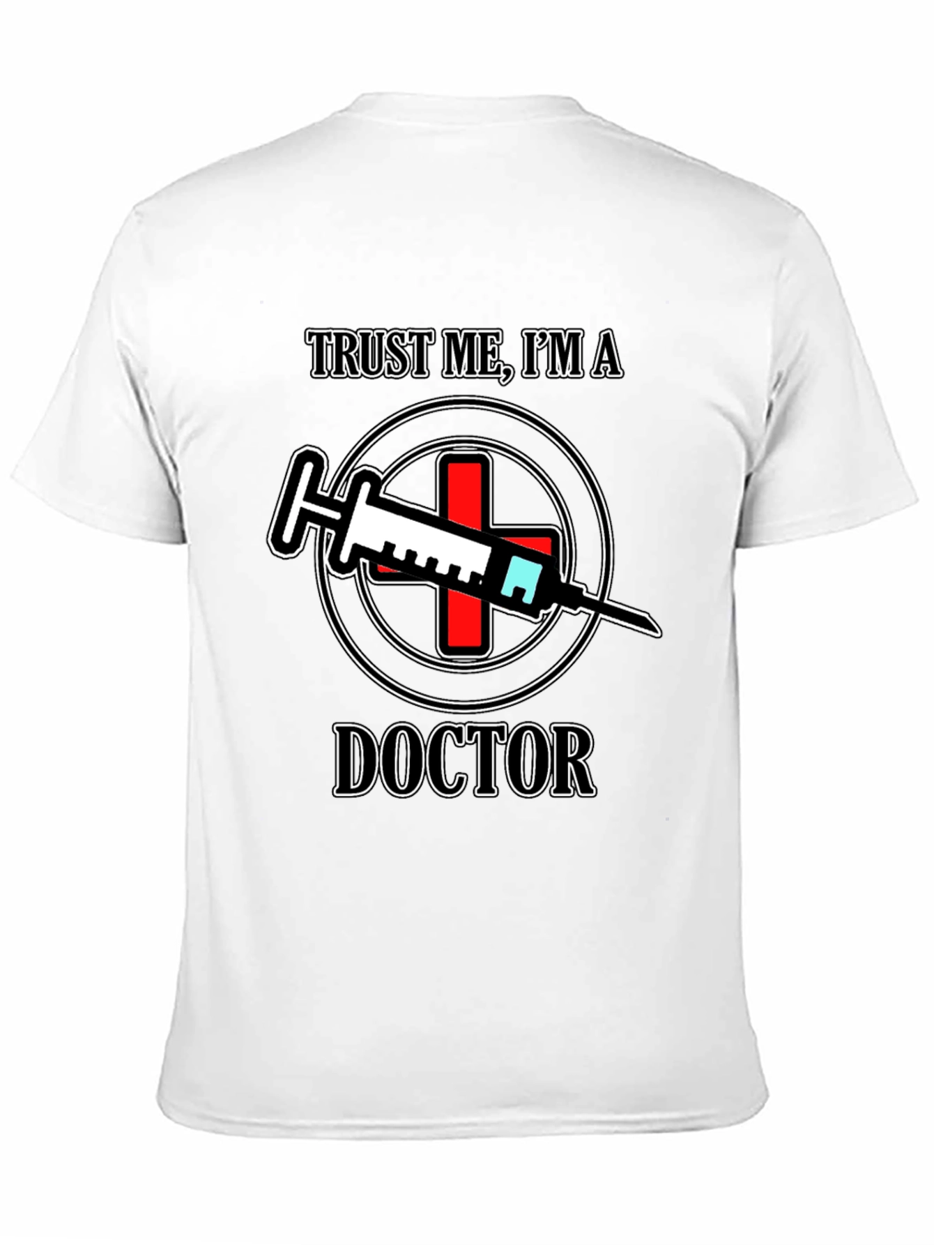 Black Trust Me I'm A Doctor T-Shirt view 11