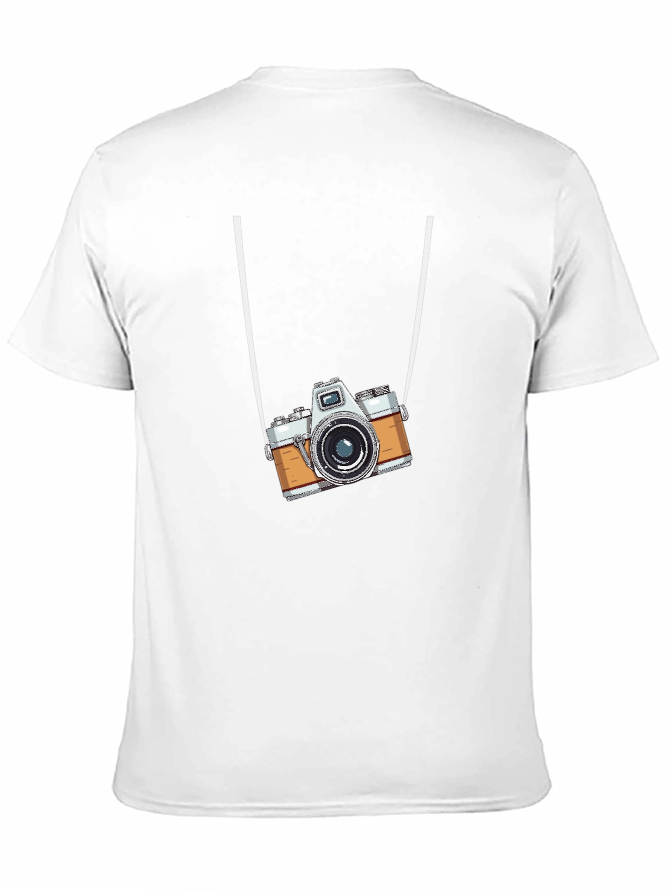 Black Vintage Camera Graphic T-Shirt - Cool Retro Style view 11