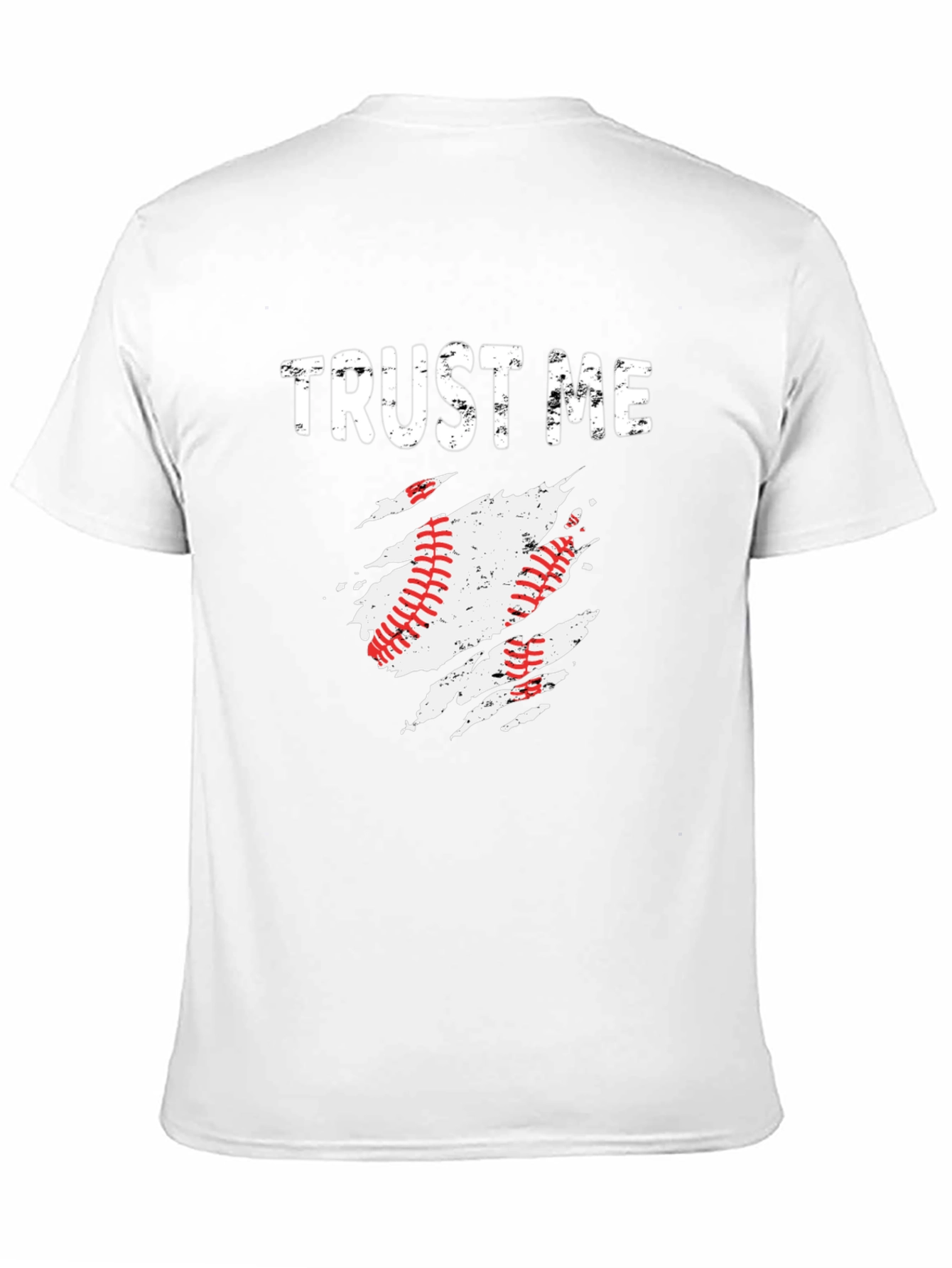 Black Trust Me Baseball Graphic T-Shirt view 11