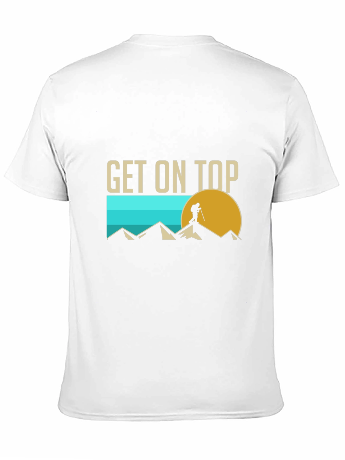 Black Get On Top Hiking Graphic Tee view 11