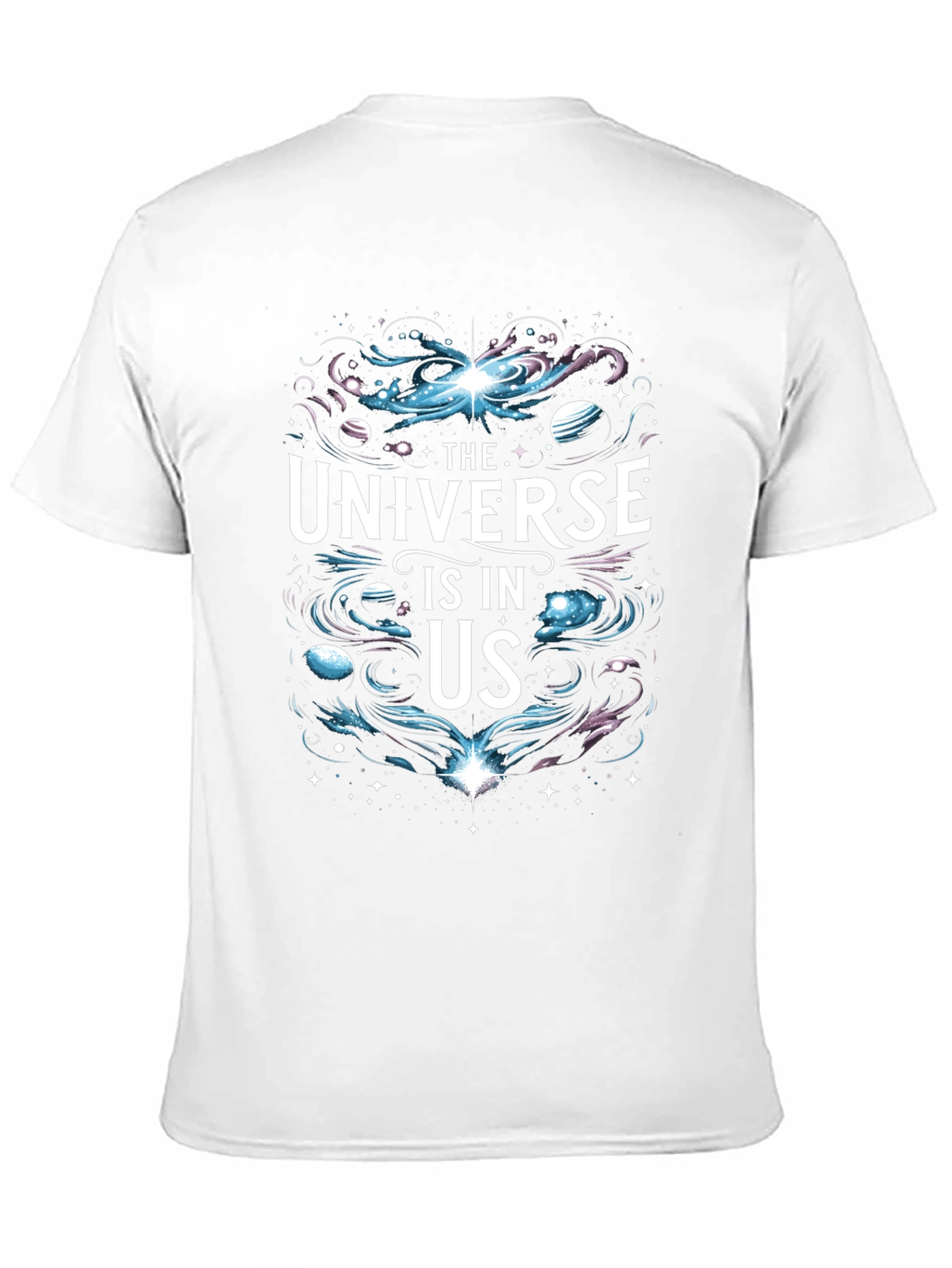 Black Universe Is In Us Graphic T-Shirt view 11