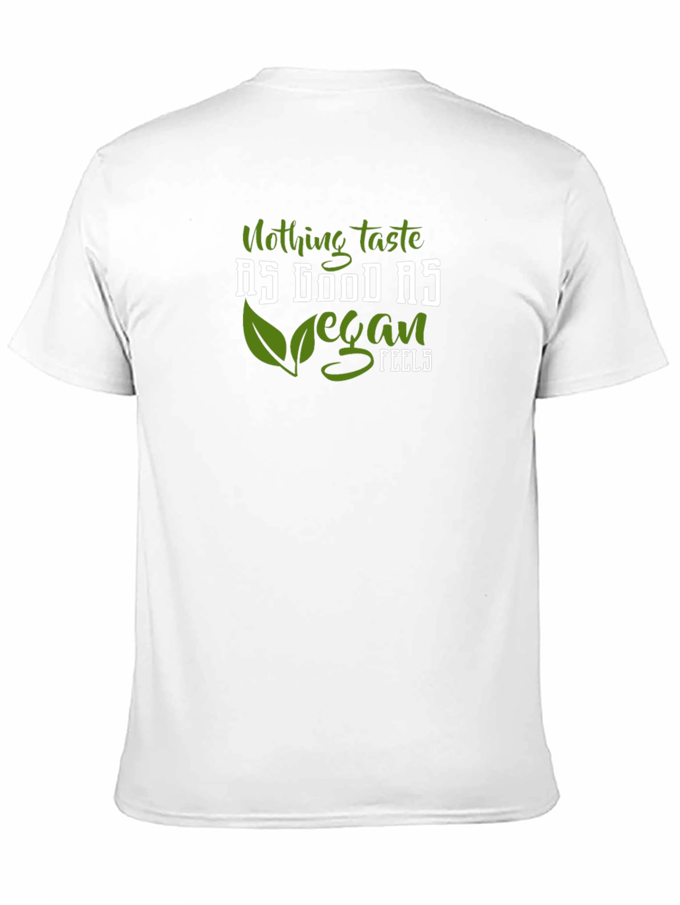 Black Vegan Feels Graphic Tee view 11