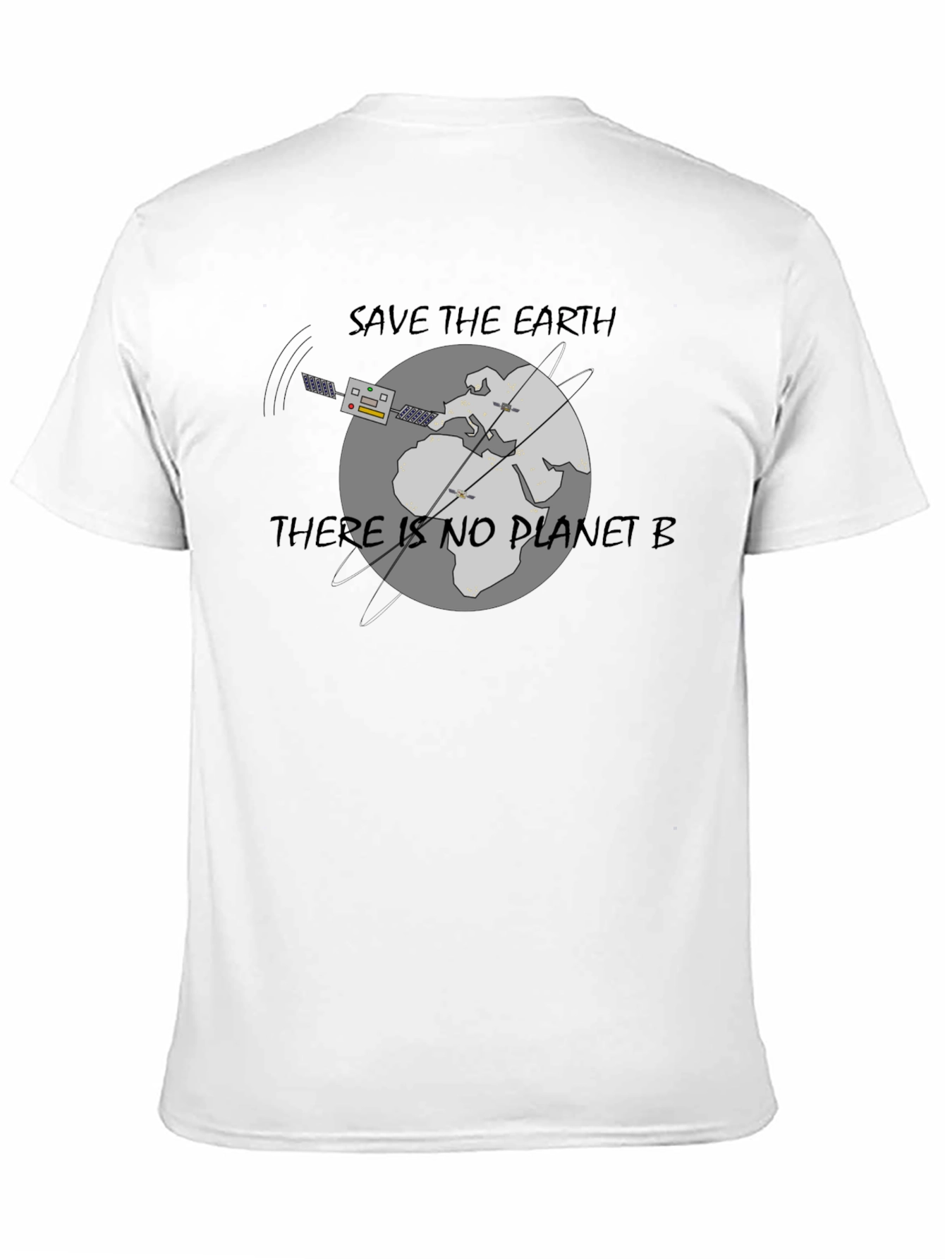Black Save the Earth Black T-Shirt view 11
