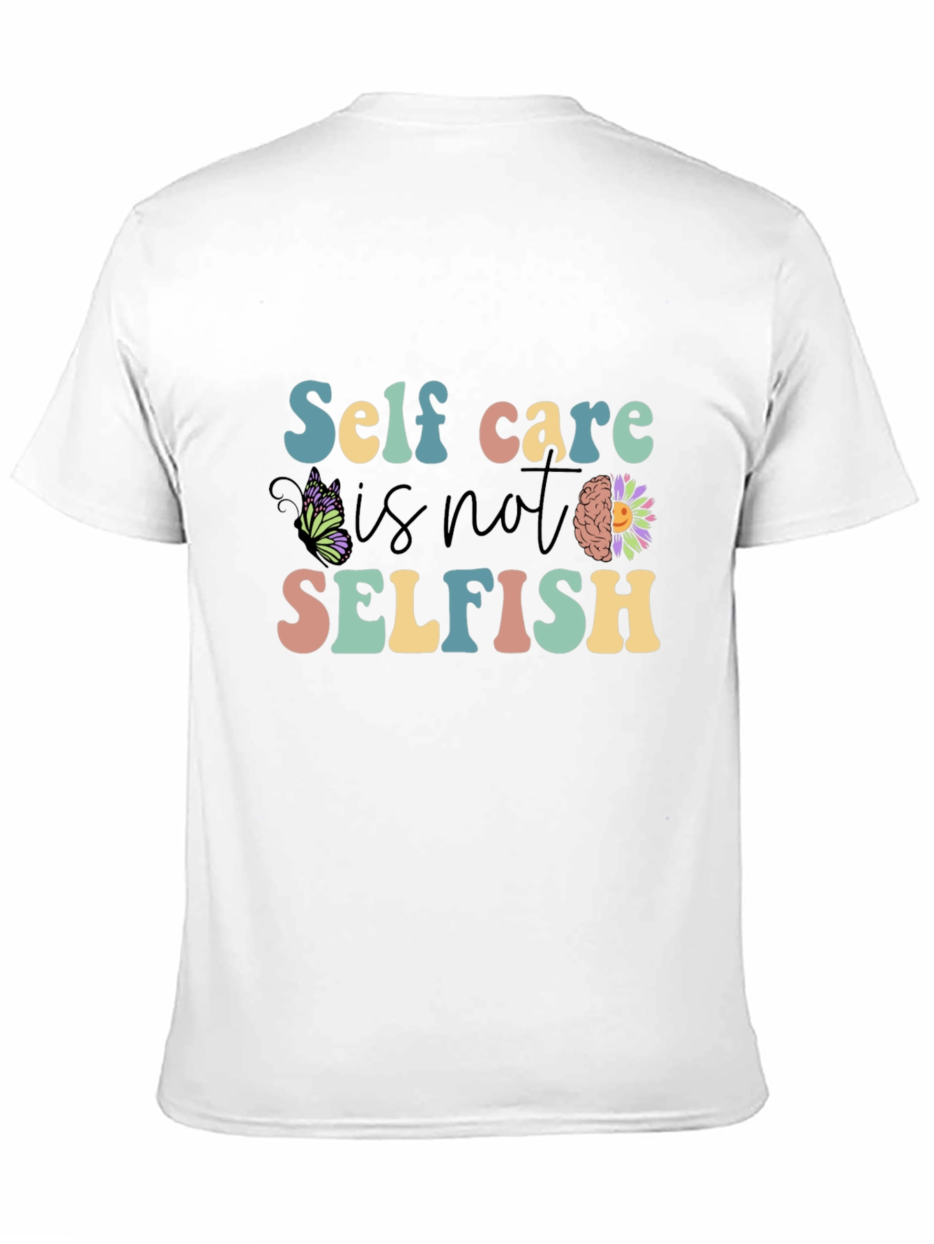 Black Self Care is Not Selfish T-Shirt view 11