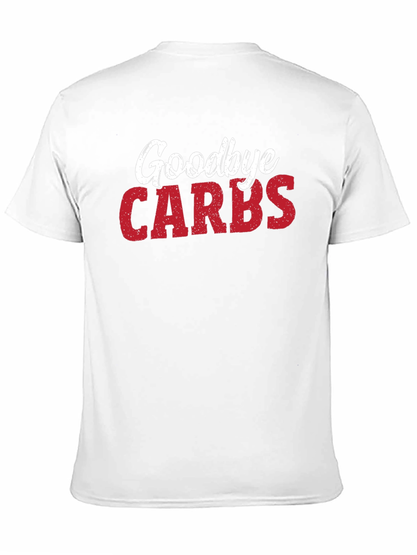 Black Goodbye Carbs T-Shirt - Funny Diet Tee view 11