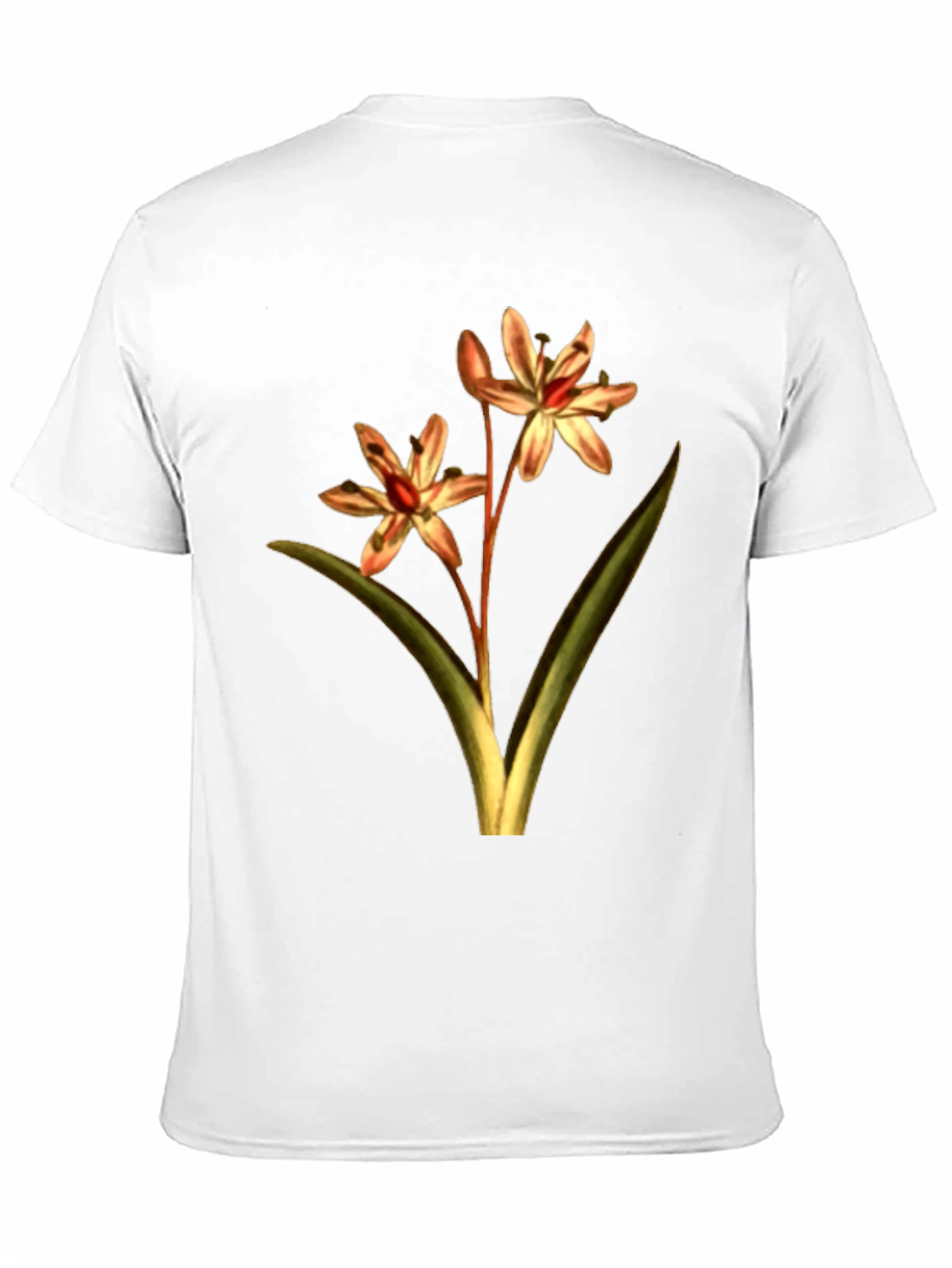 Black Floral Print Black T-Shirt view 11