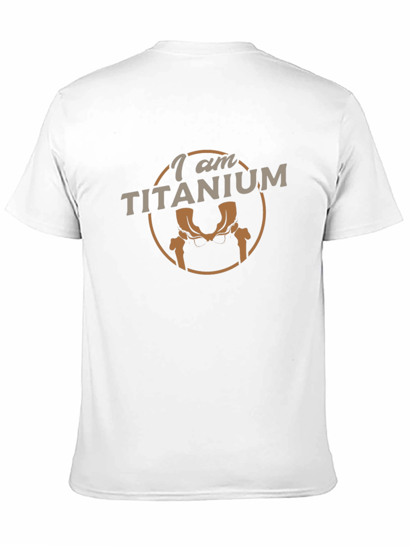 Black I am Titanium T-Shirt - Hip Replacement Humor view 11