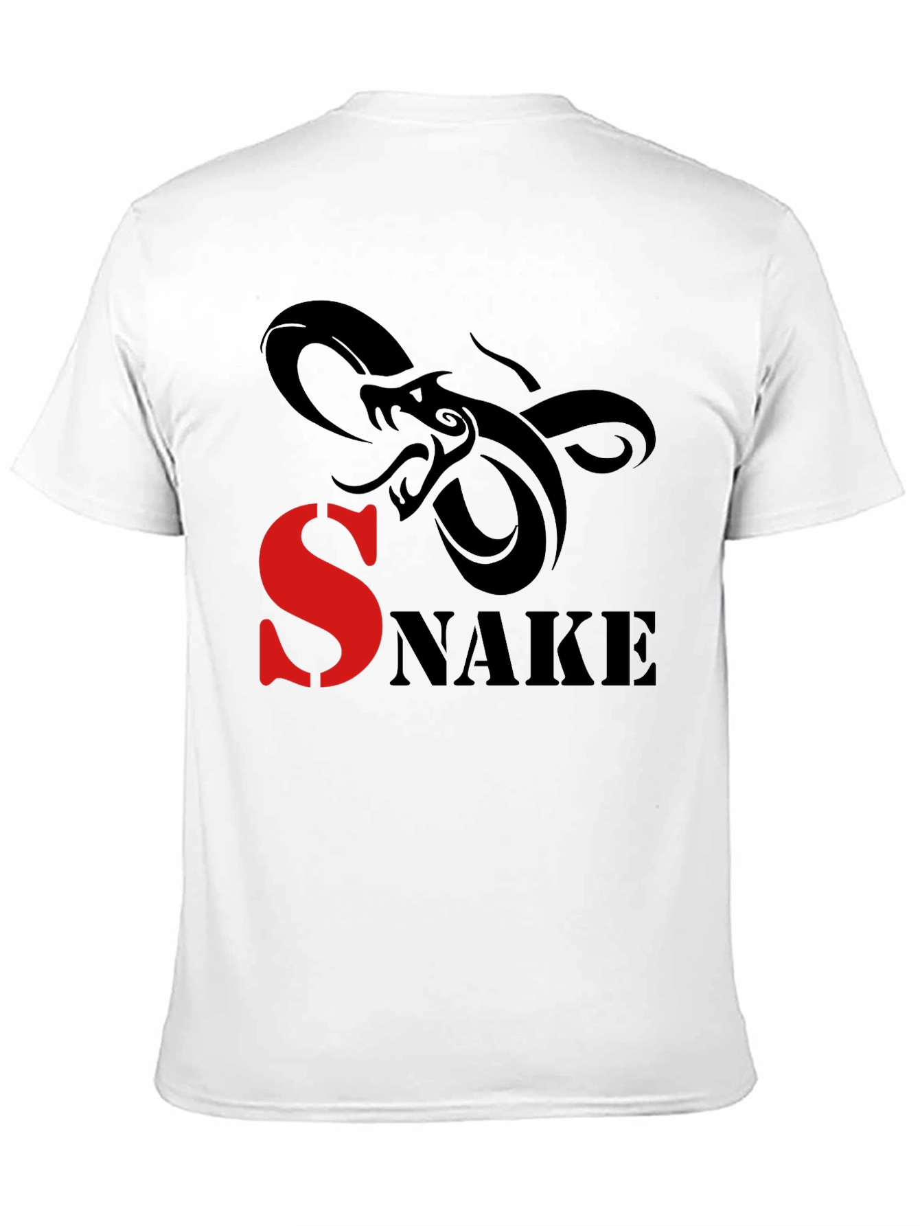 Black Snake Graphic Print T-Shirt view 11