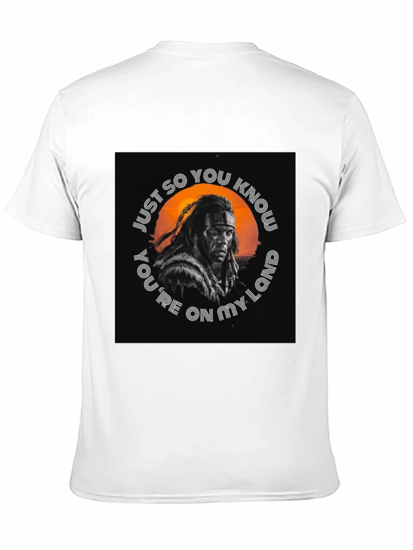 Black Native American Land T-Shirt view 11