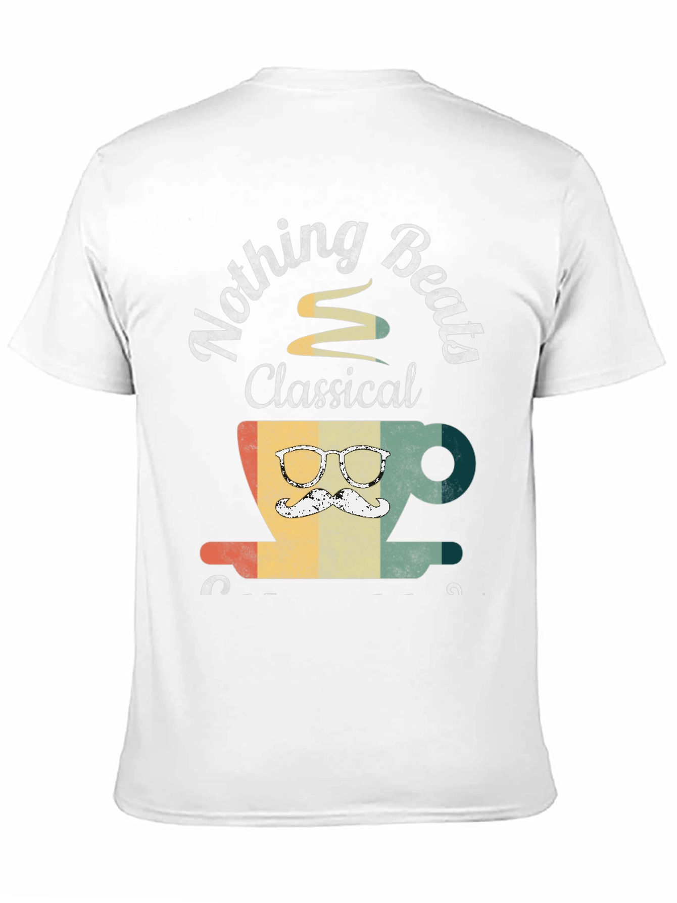 Black Nothing Beats Classical Coffee T-Shirt view 11