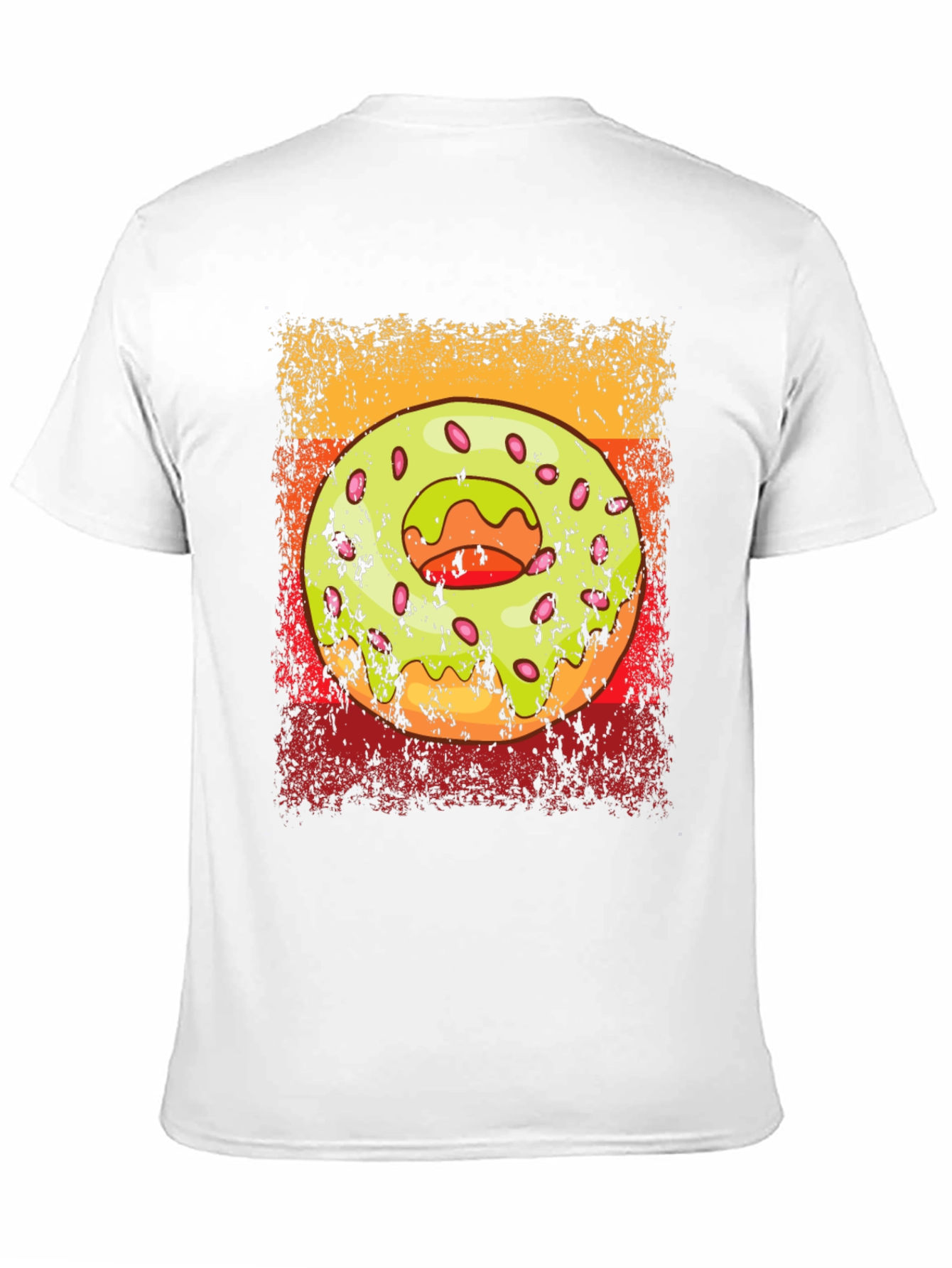 Black Donut Graphic T-Shirt - Trendy Casual Wear view 11