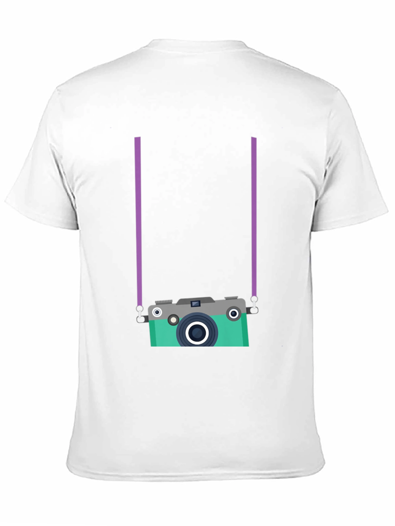 Black Retro Camera Graphic Tee view 11