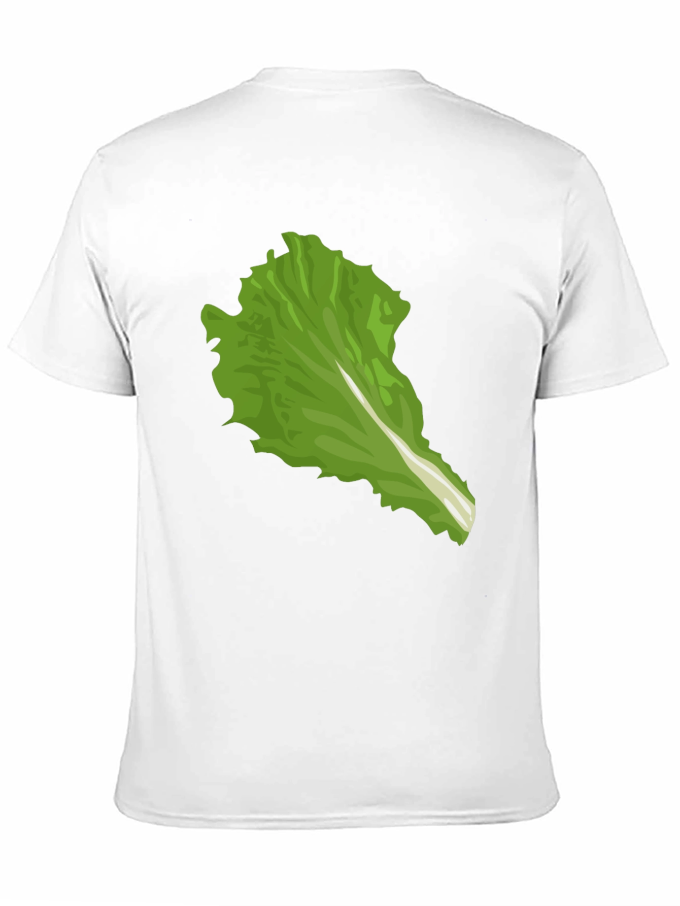 Black Lettuce Leaf Graphic Tee - Unique Food Lover Shirt view 11