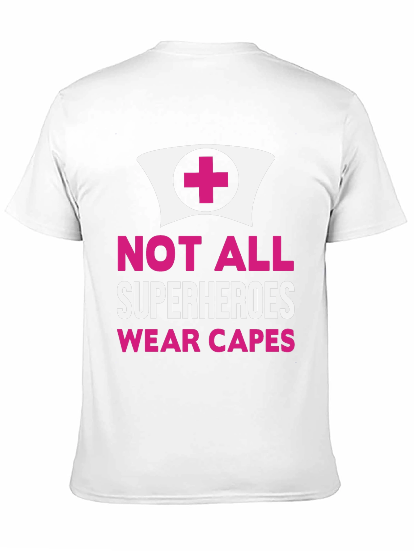 Black Not All Superheroes Nurse T-Shirt view 11