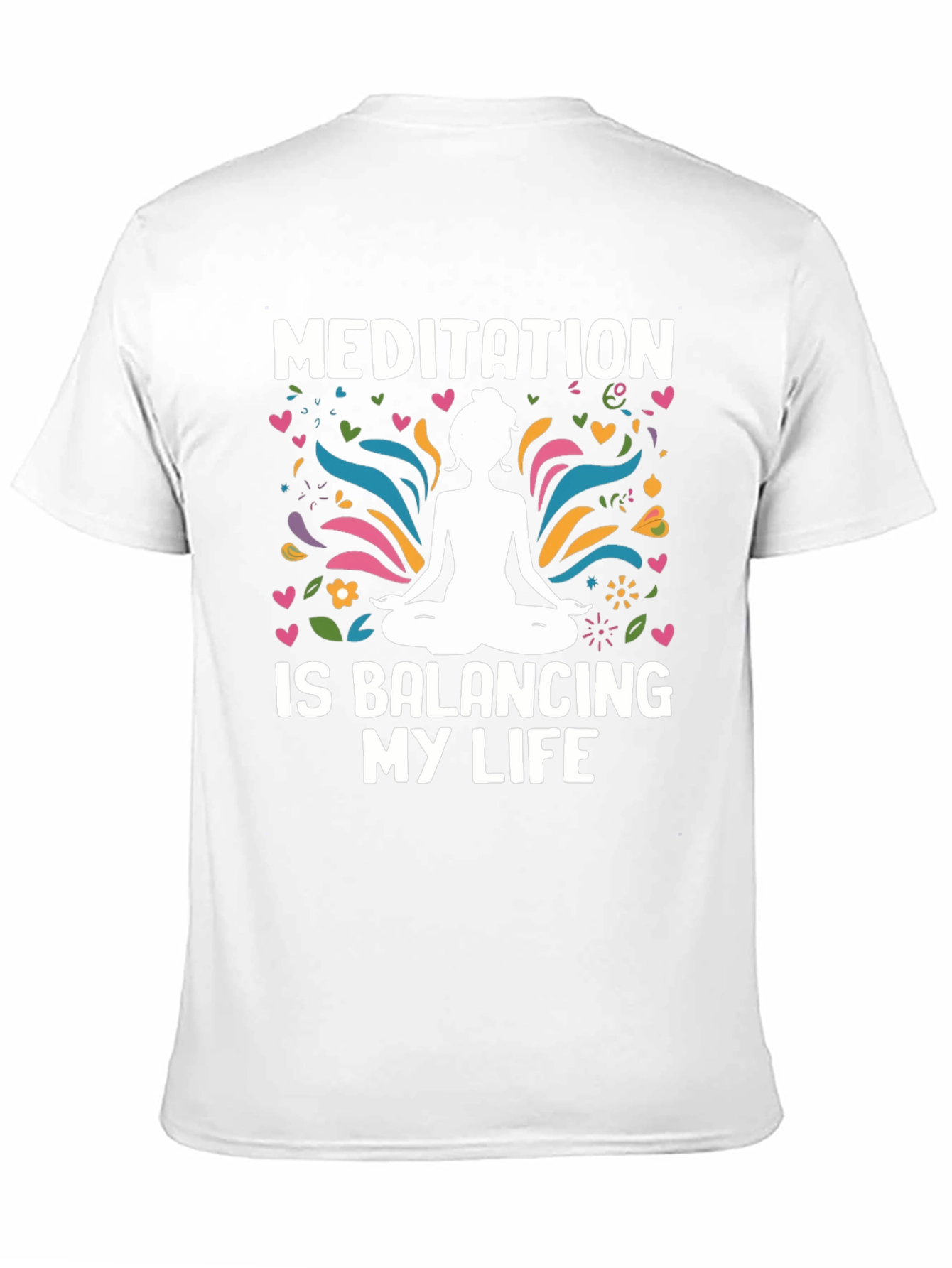 Black Meditation is Balancing My Life T-Shirt view 11