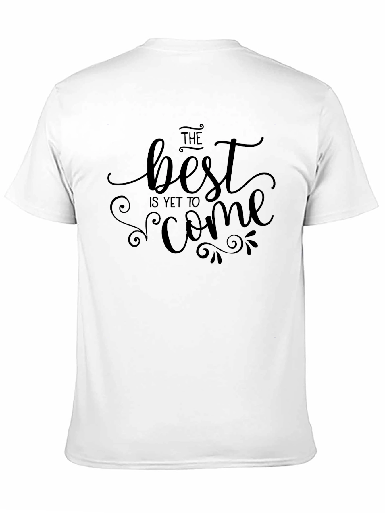 Black Inspirational Best is Yet to Come Black T-Shirt view 11