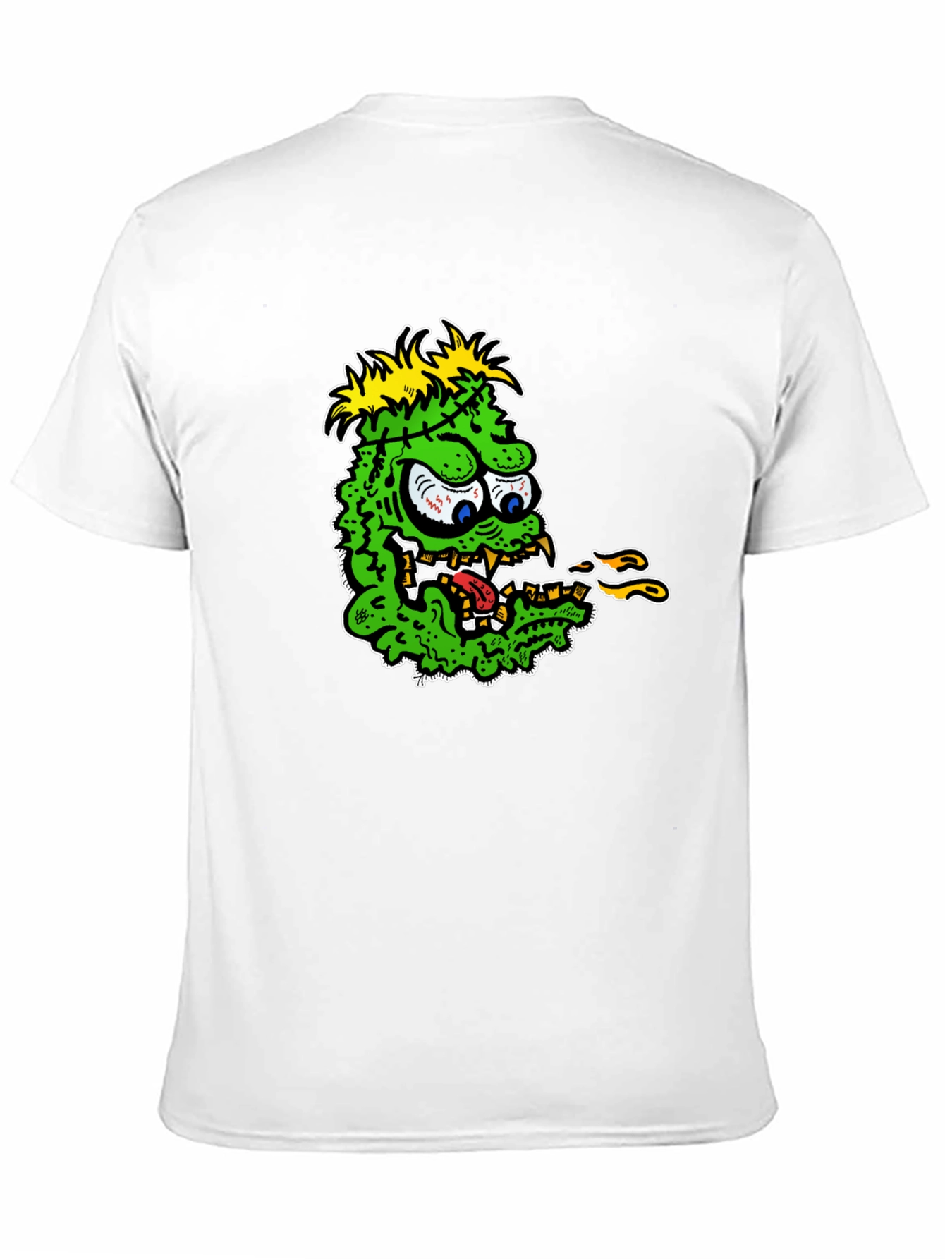 Black Monster Graphic Black T-Shirt view 11