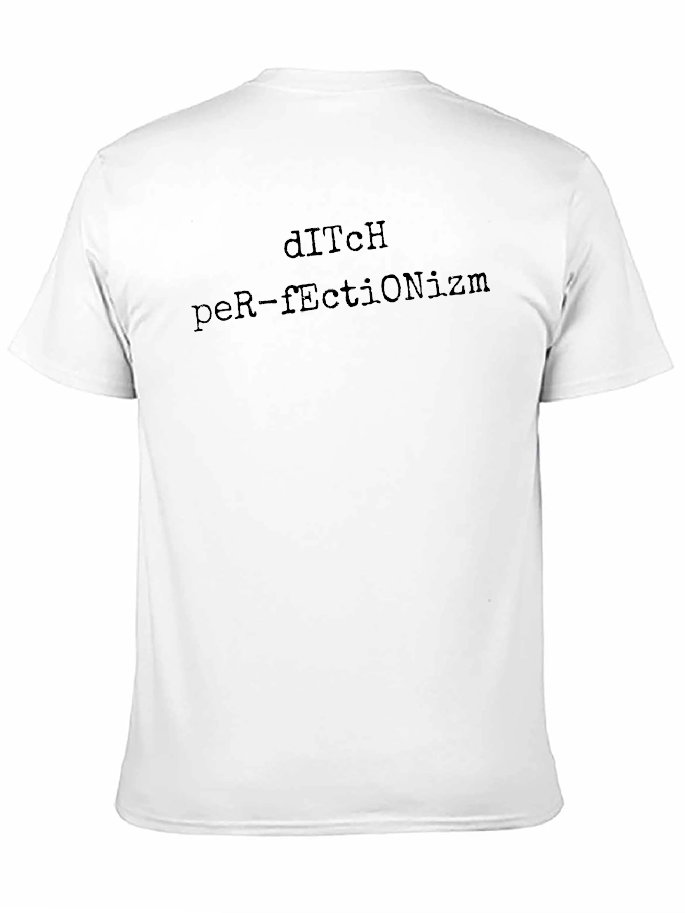 Black Ditch Perfectionism Black Graphic Tee view 11