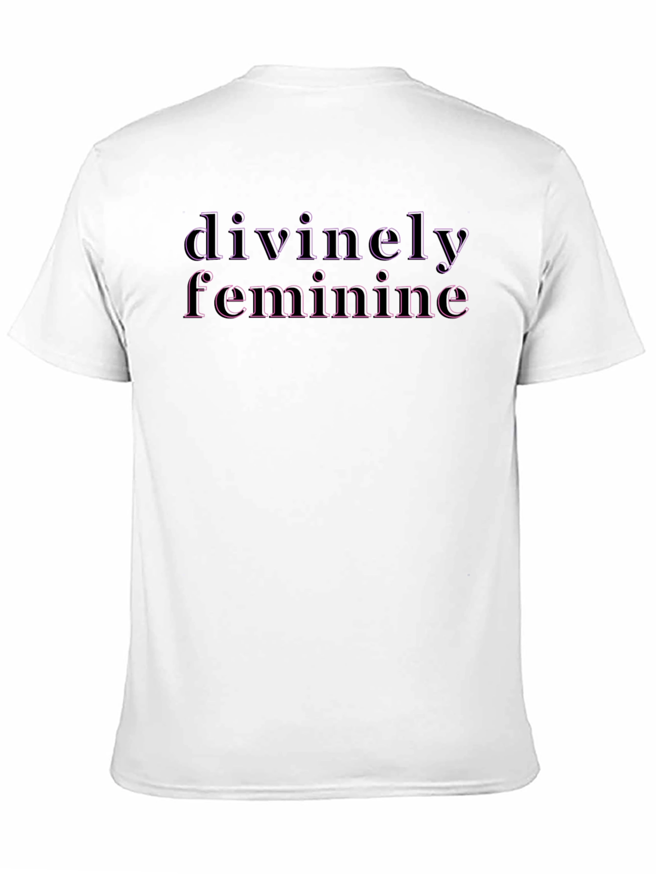 Black Divinely Feminine Graphic Tee - Black view 11