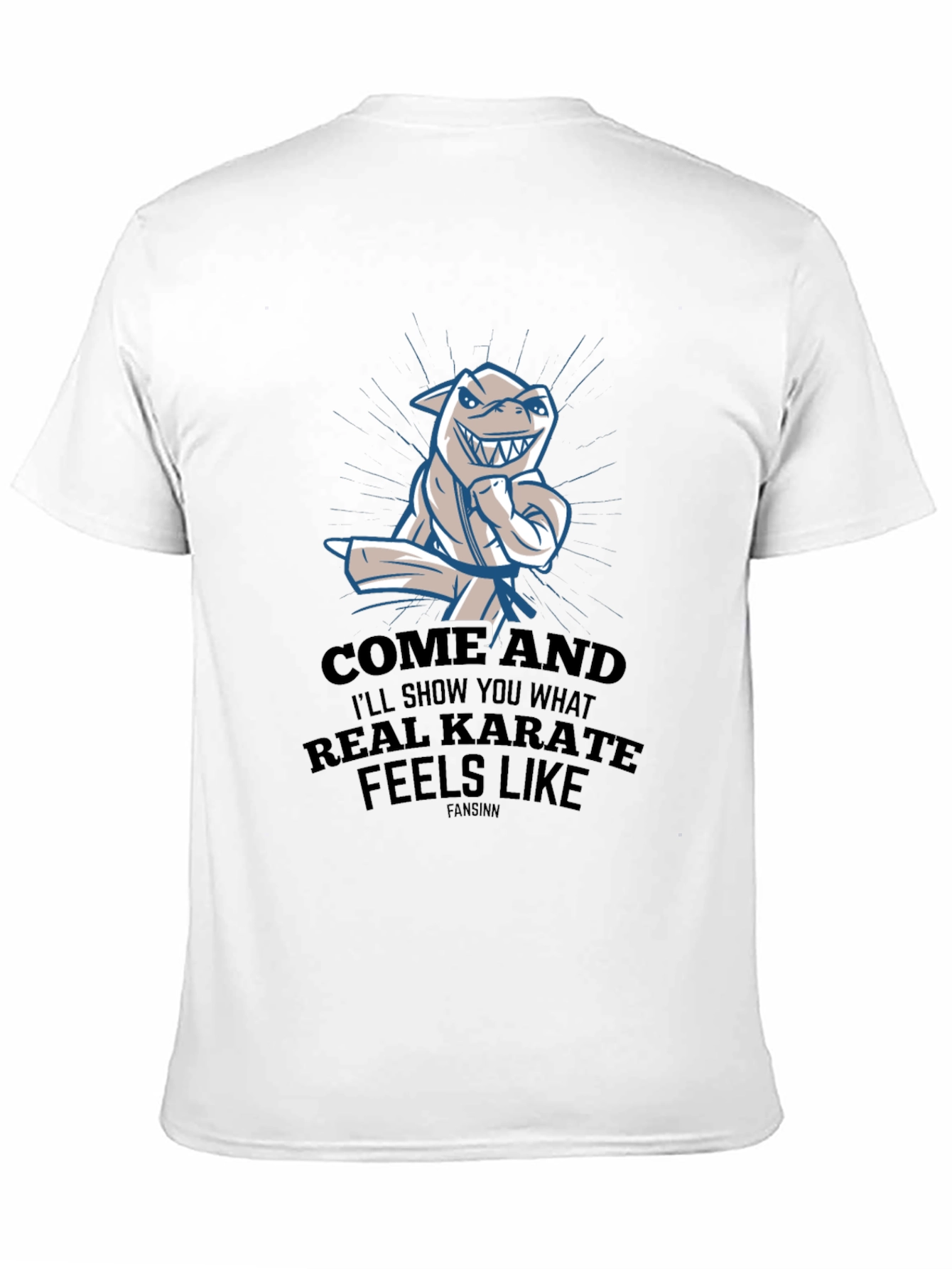 Black Karate Shark T-Shirt - Show Them What Real Karate Feels Like! view 11