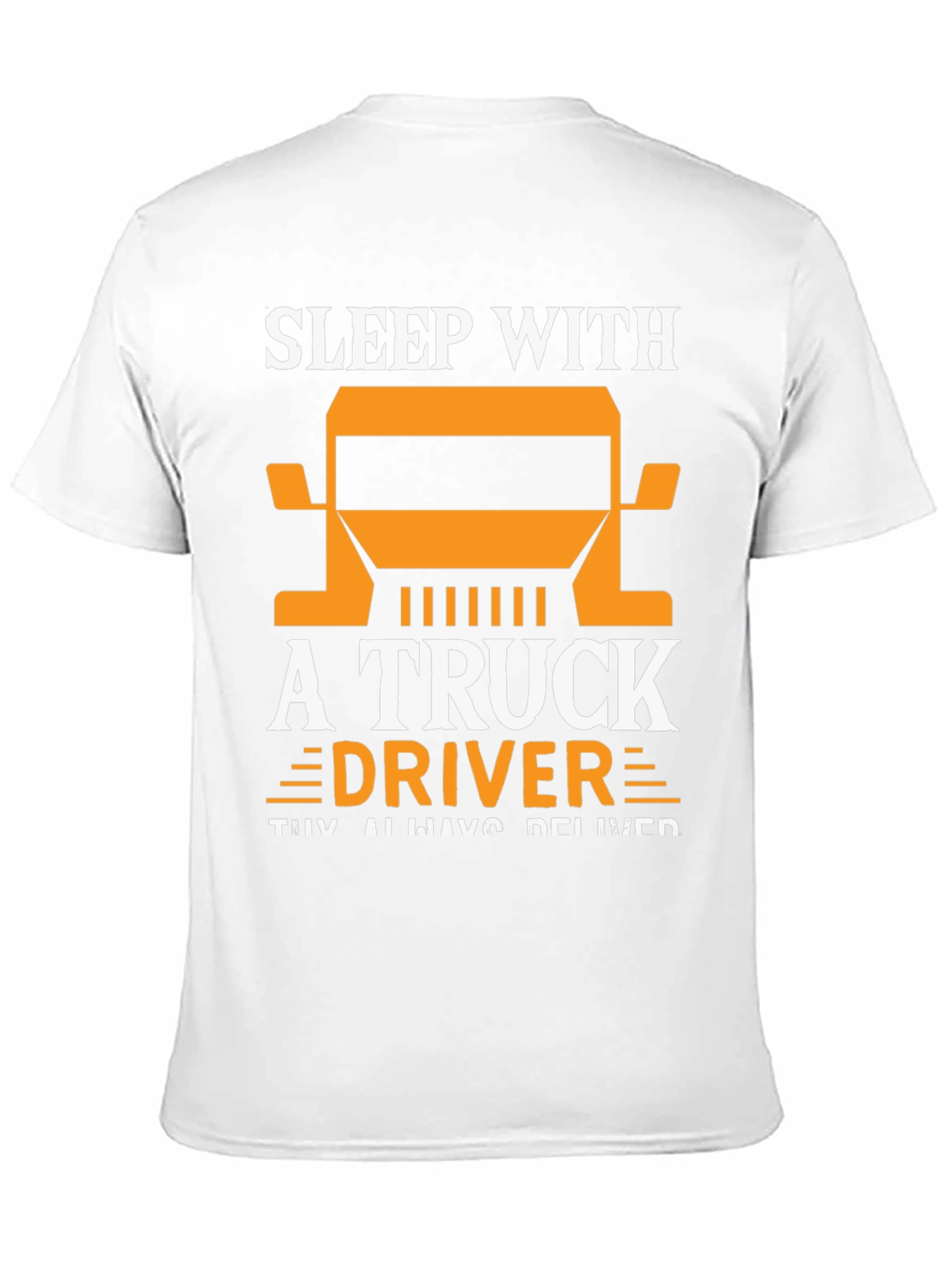 Black Sleep with a Truck Driver T-Shirt view 11