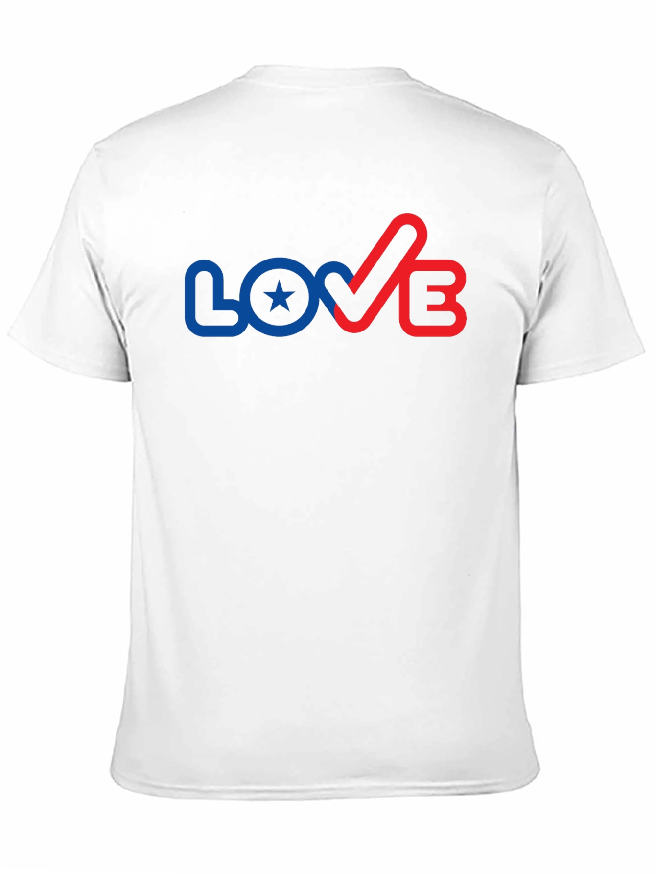 Black Patriotic Love T-Shirt view 11