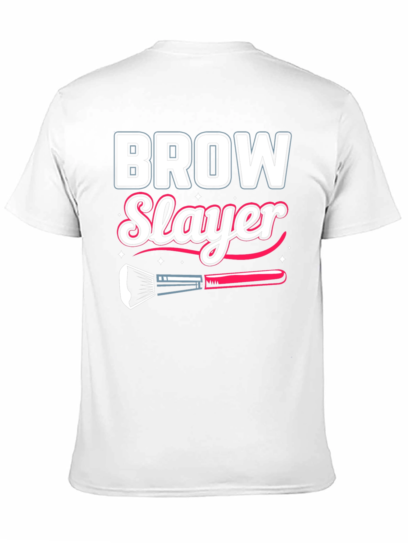 Black Brow Slayer T-Shirt - Makeup Artist Gift view 11