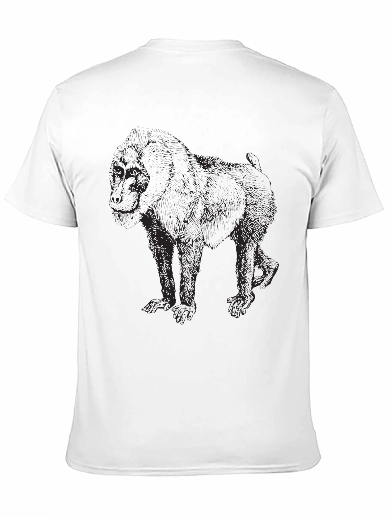 Black Dark Ape Graphic Tee - Men's Black T-Shirt view 11