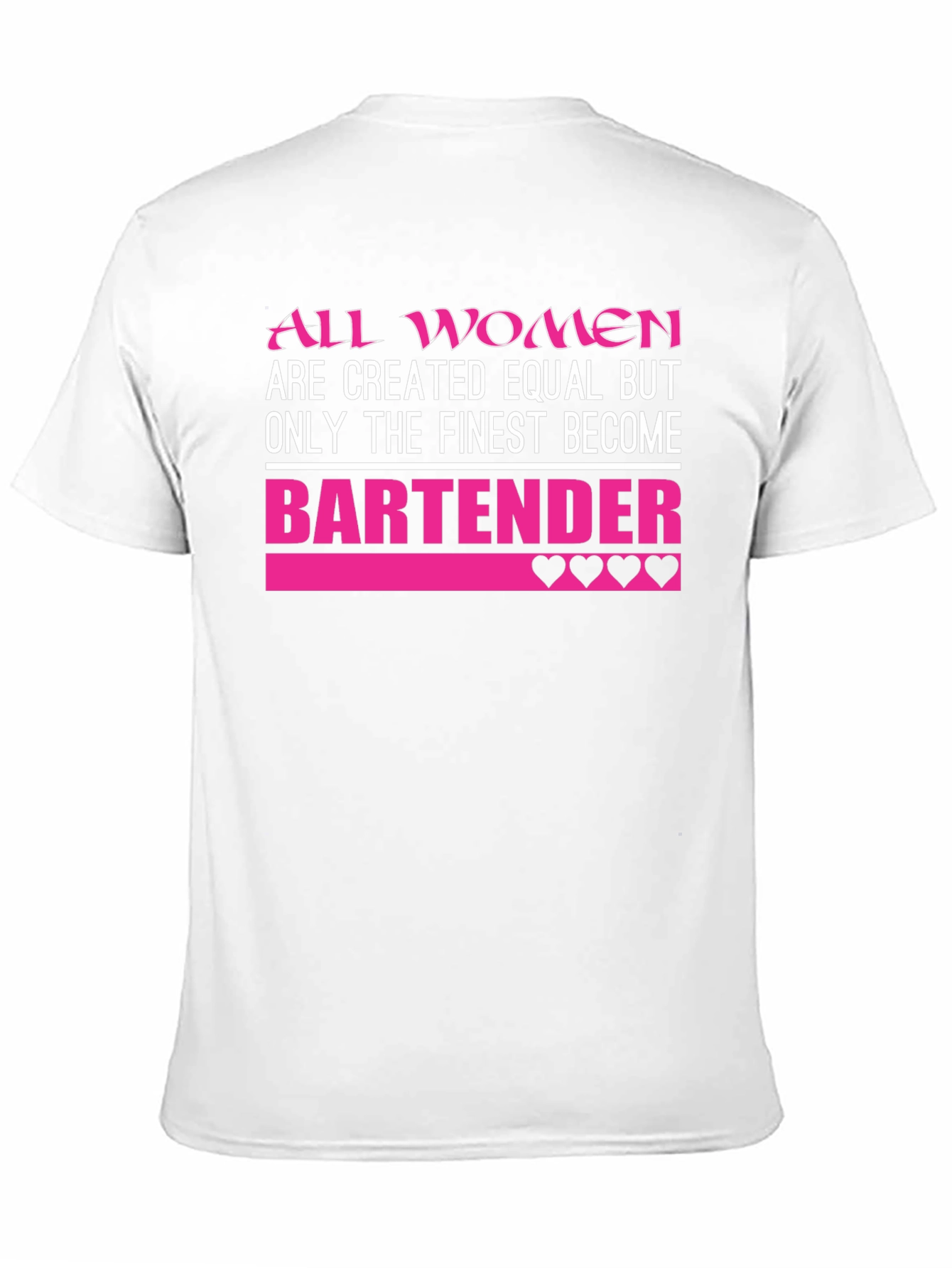 Black Finest Bartender Women's T-Shirt view 11