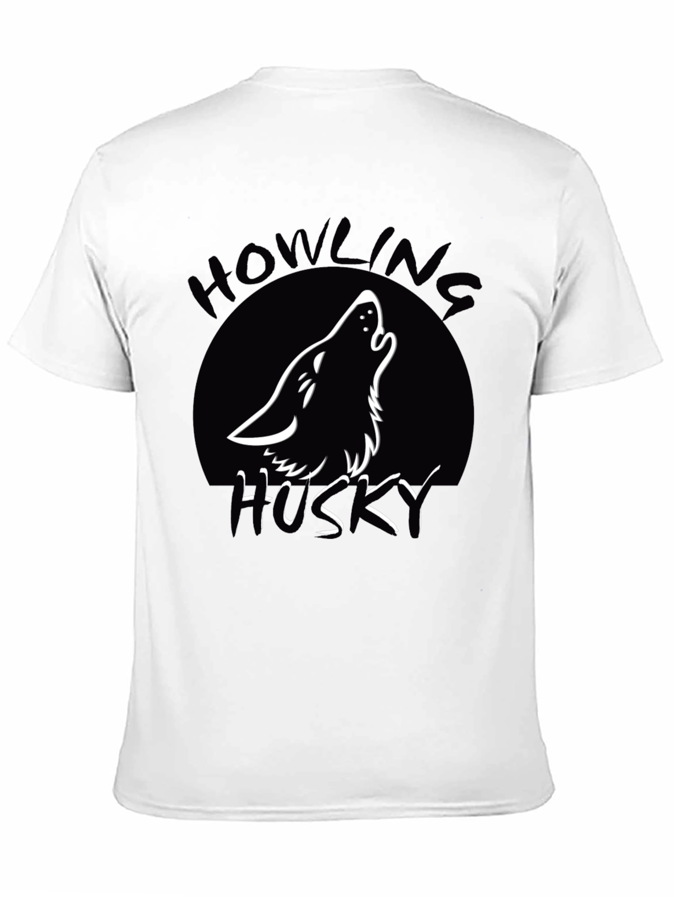 Howling Husky T-Shirt - Black - 11