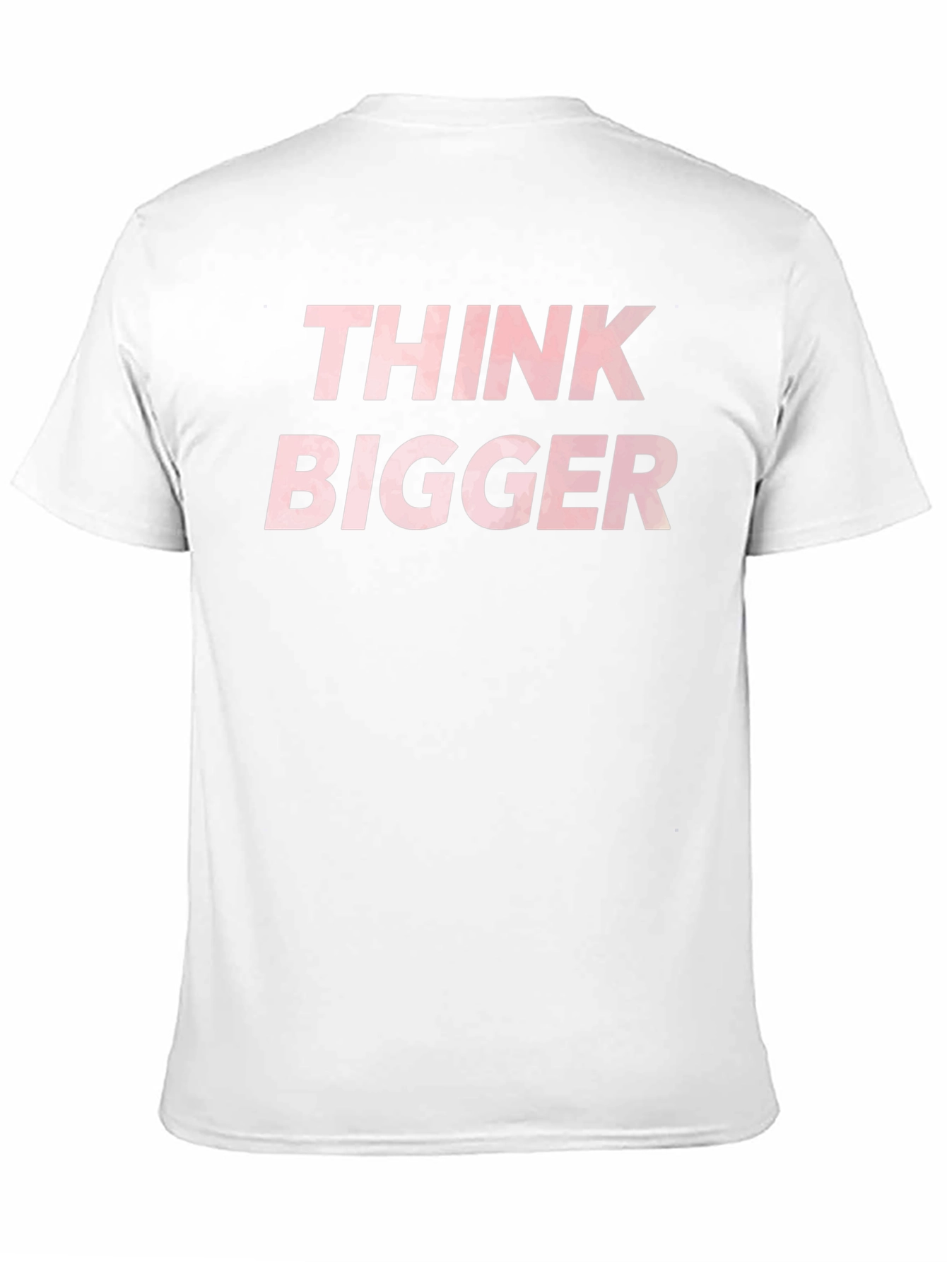 Black Think Bigger Graphic Tee - Motivational T-Shirt view 11