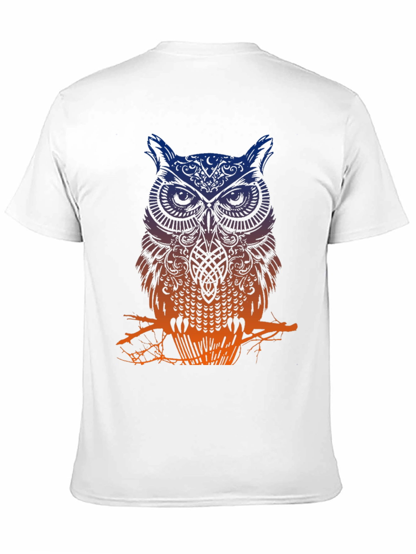 Black Owl Graphic Tee - Men's Black T-Shirt view 11