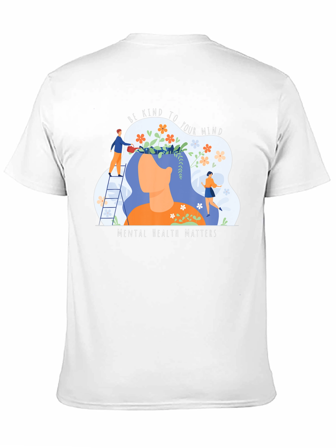 Black Mental Health Matters Graphic Tee - Be Kind To Your Mind view 11