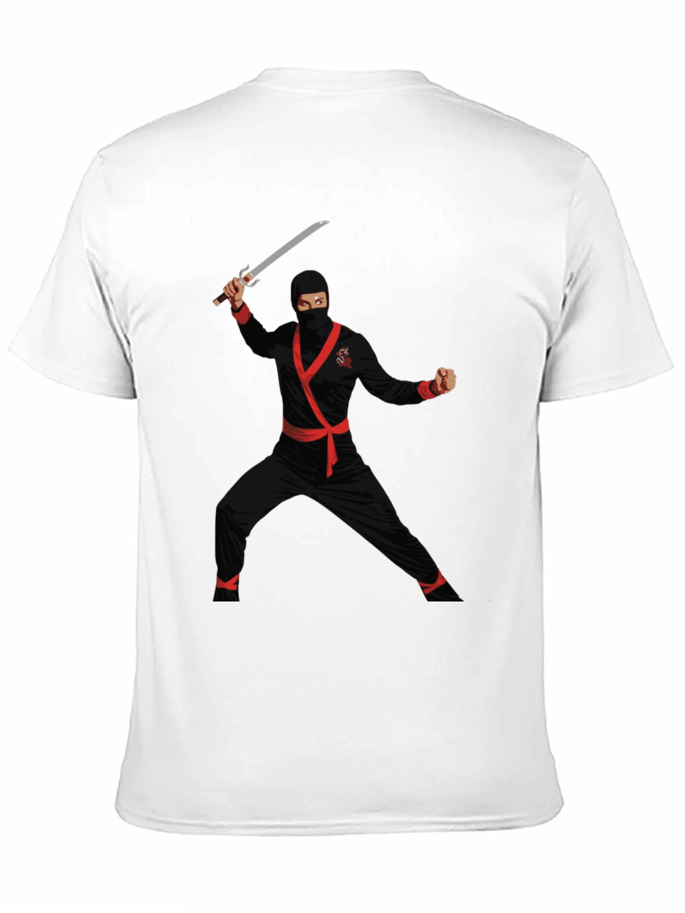 Black Ninja Graphic T-Shirt - Martial Arts Tee view 11