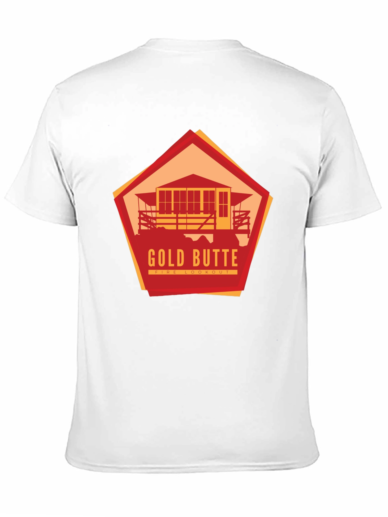 Black Gold Butte Fire Lookout Graphic Tee view 11
