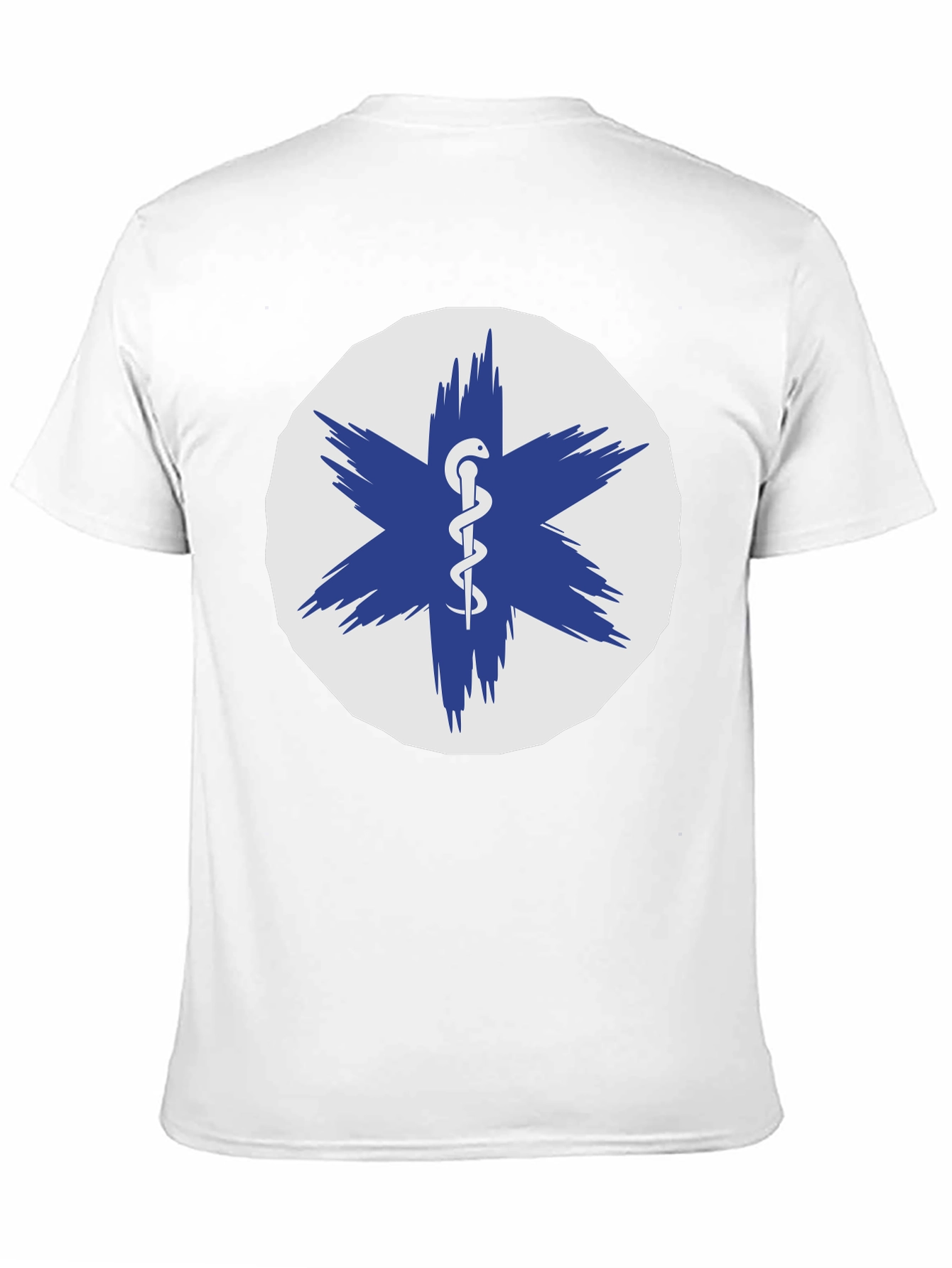 Black Medical Star of Life Black T-Shirt view 11