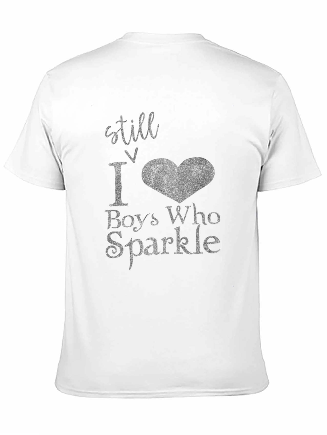 Black Still Love Boys Who Sparkle Black T-Shirt view 11