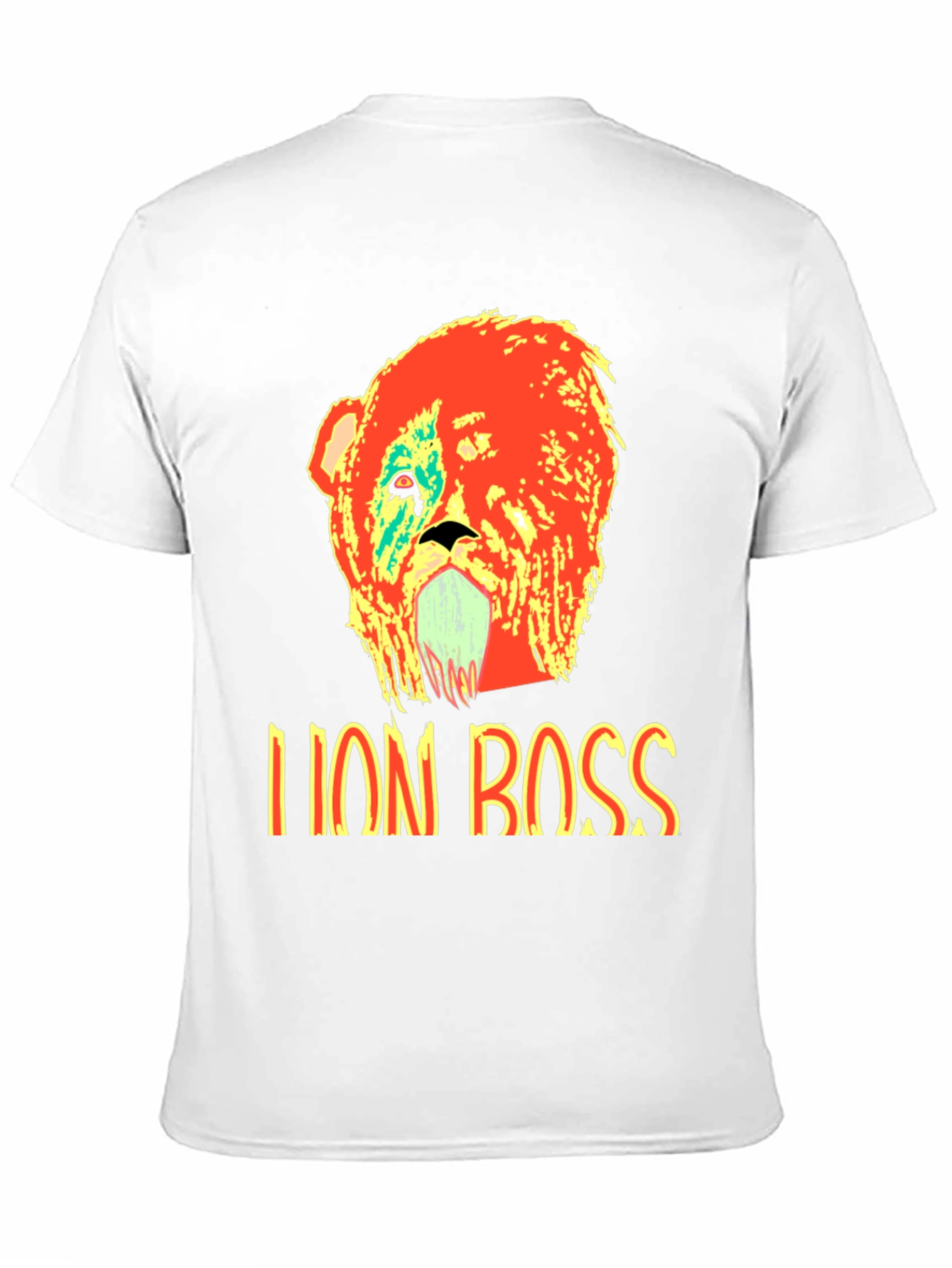 Black Lion Boss Graphic T-Shirt - Bold Design view 11