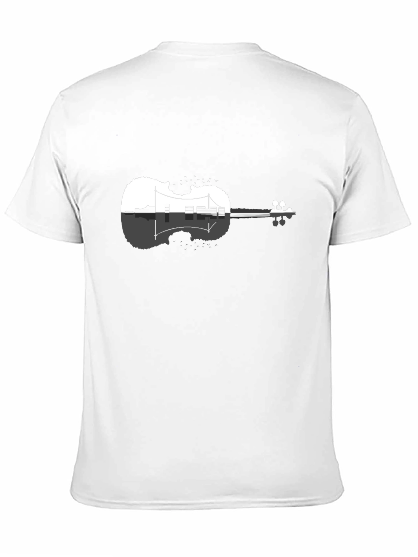 Black Violin Cityscape Graphic Tee view 11