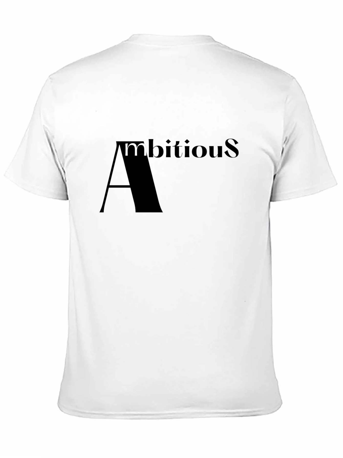 Black Ambitious Graphic Black T-Shirt view 11