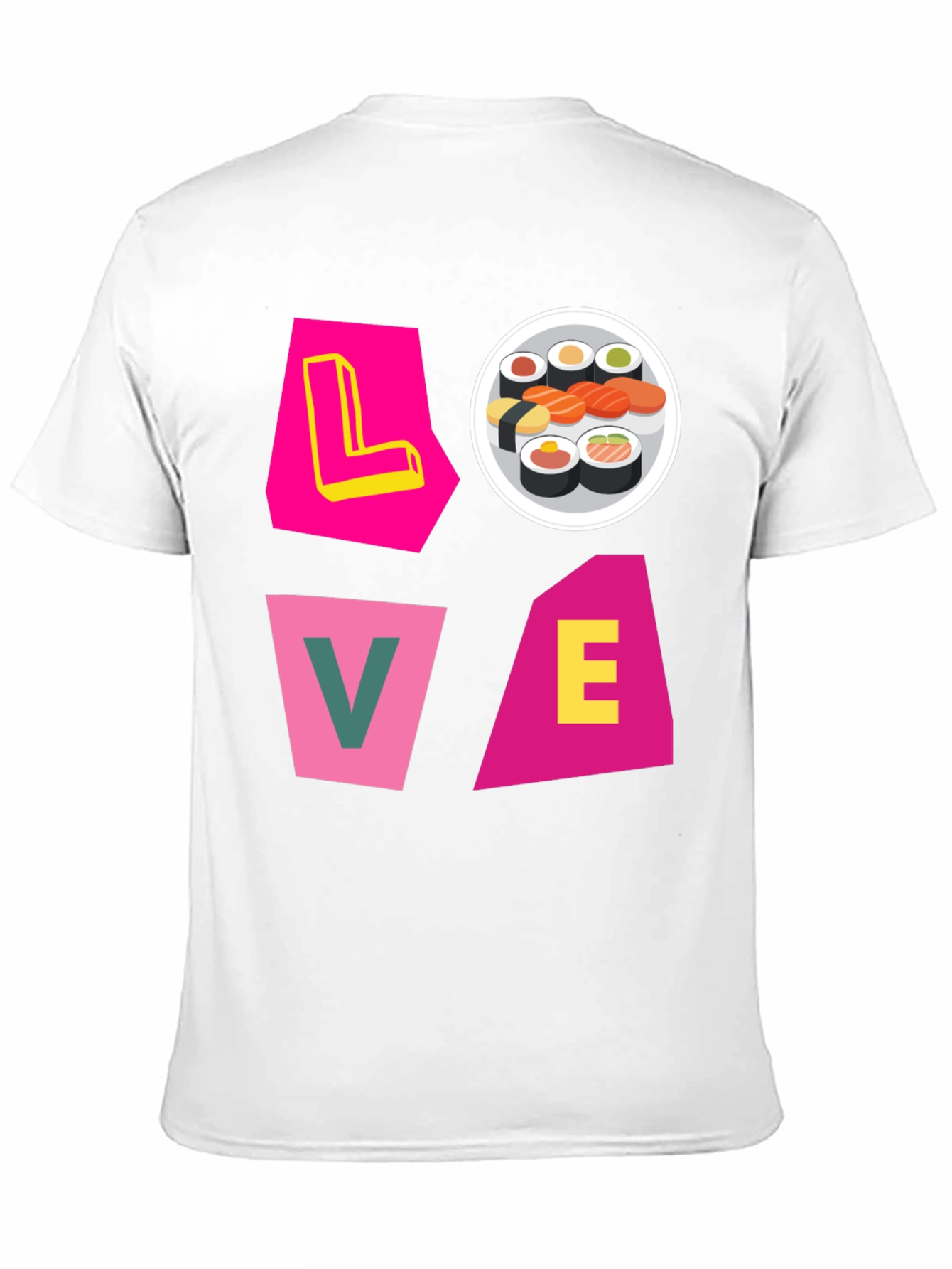 Black Sushi Lover Graphic Tee - Unique Design view 11